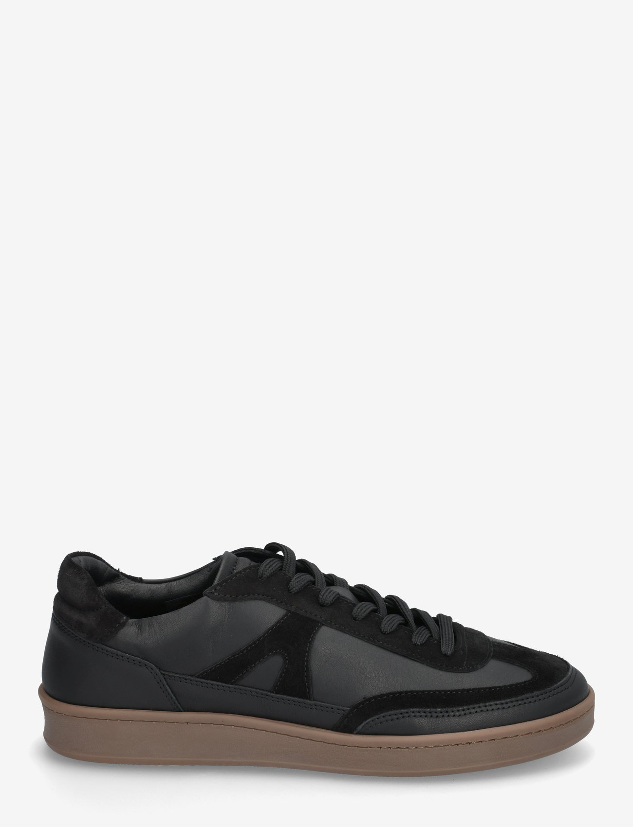 Garment Project - Liga - Black Leather - lave sneakers - black - 1