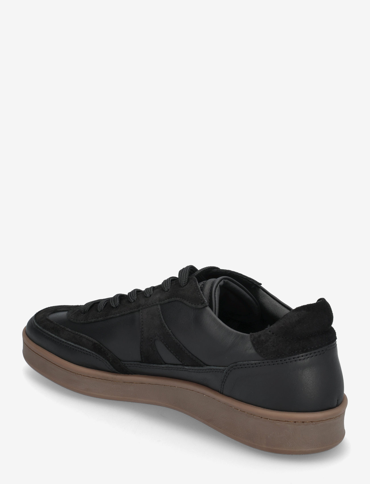 Garment Project - Liga - Black Leather - lave sneakers - black - 2
