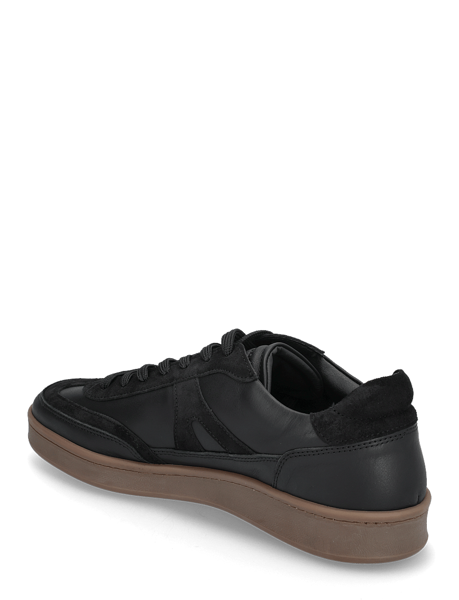 Garment Project - Liga - Black Leather - lave sneakers - black - 2