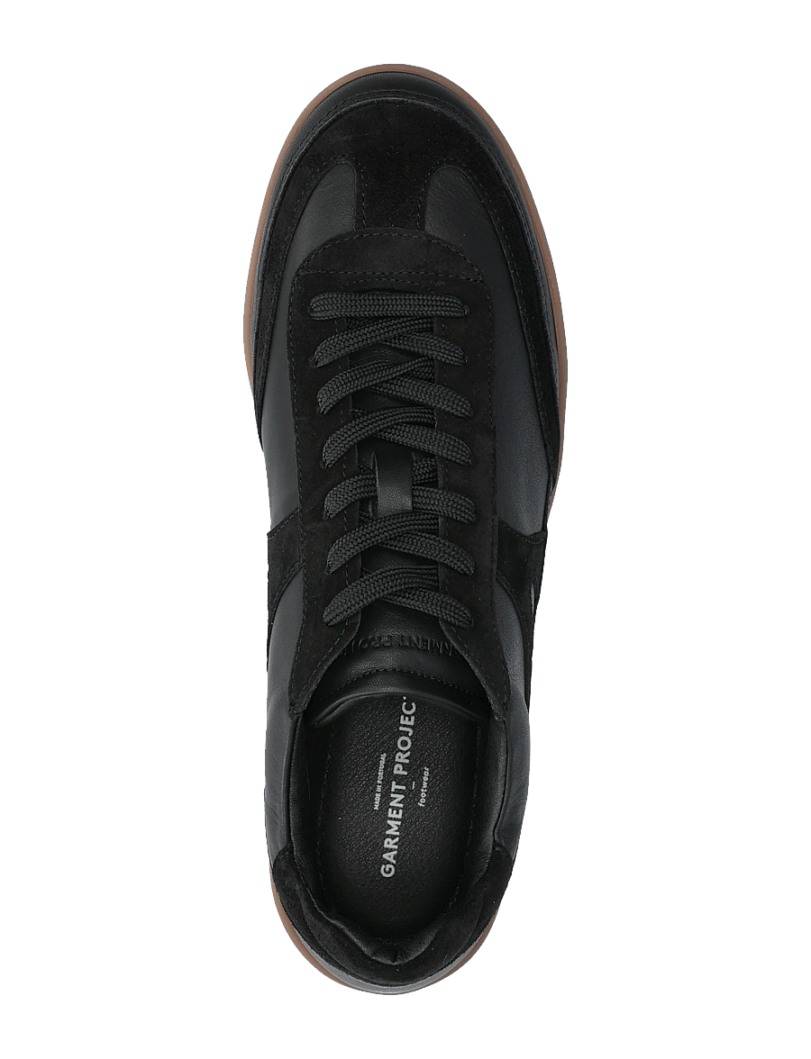 Garment Project - Liga - Black Leather - lave sneakers - black - 3