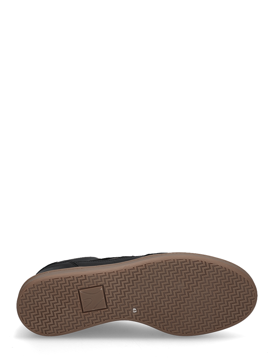 Garment Project - Liga - Black Leather - lave sneakers - black - 4