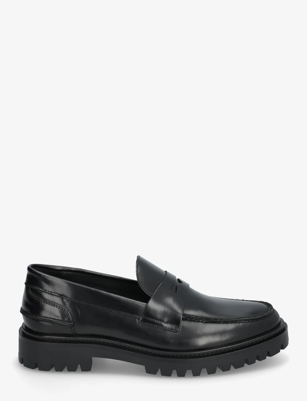 Garment Project - Aaron Penny Loafer - Black Polido - shoppa efter tillfälle - black - 1