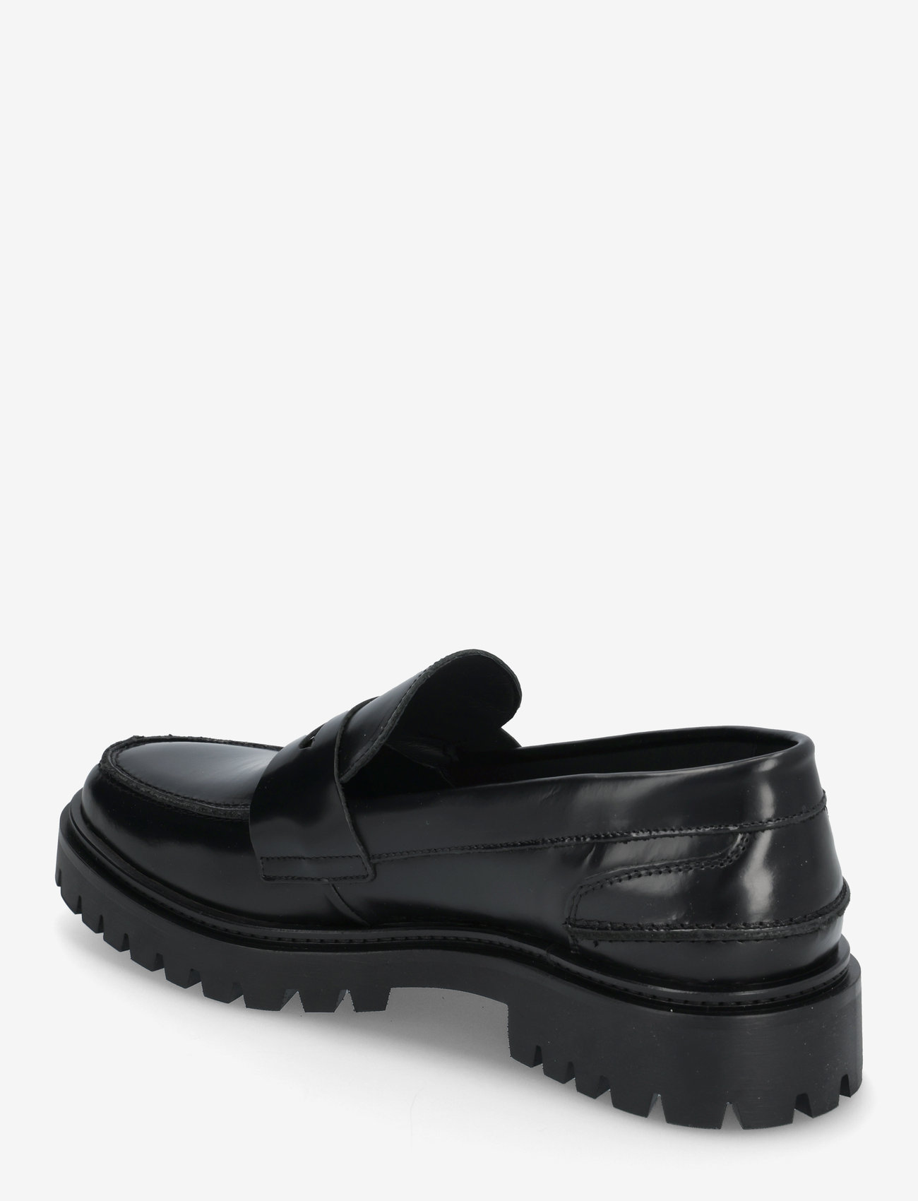 Garment Project - Aaron Penny Loafer - Black Polido - black - 2