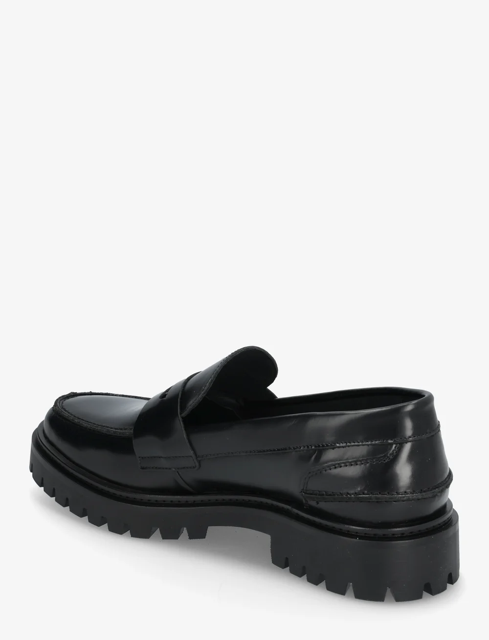 Garment Project - Aaron Penny Loafer - Black Polido - shoppa efter tillfälle - black - 2