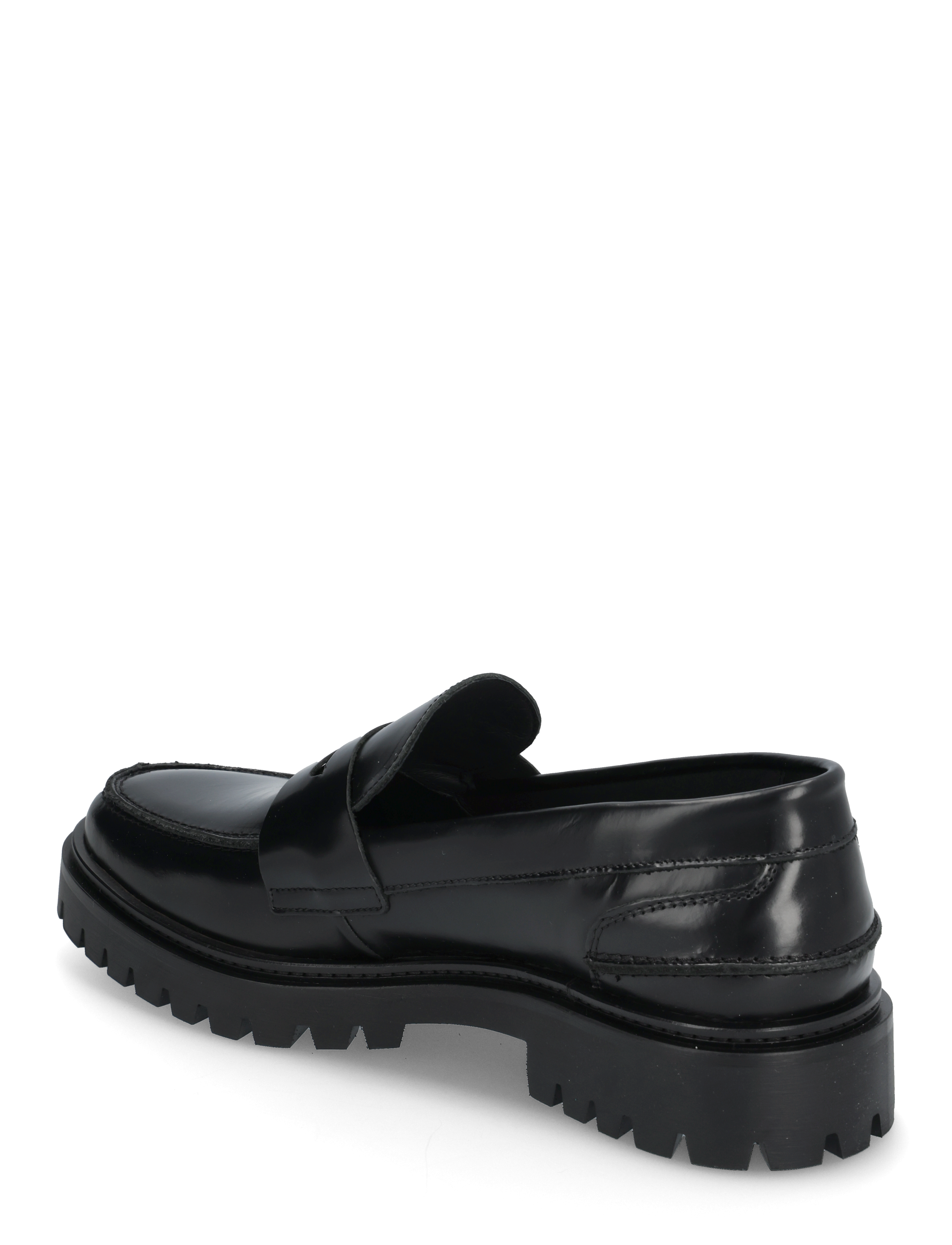 Garment Project - Aaron Penny Loafer - Black Polido - black - 2