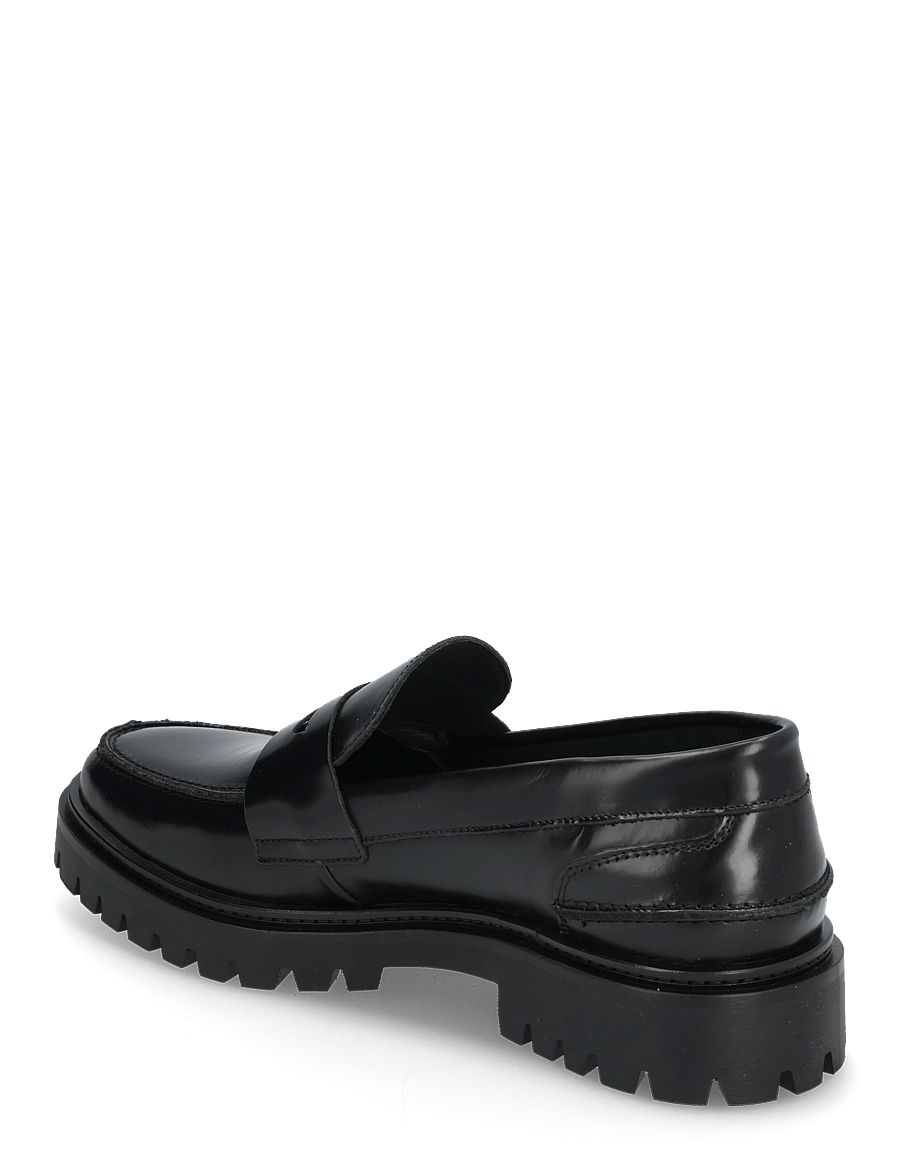 Garment Project - Aaron Penny Loafer - Black Polido - black - 2