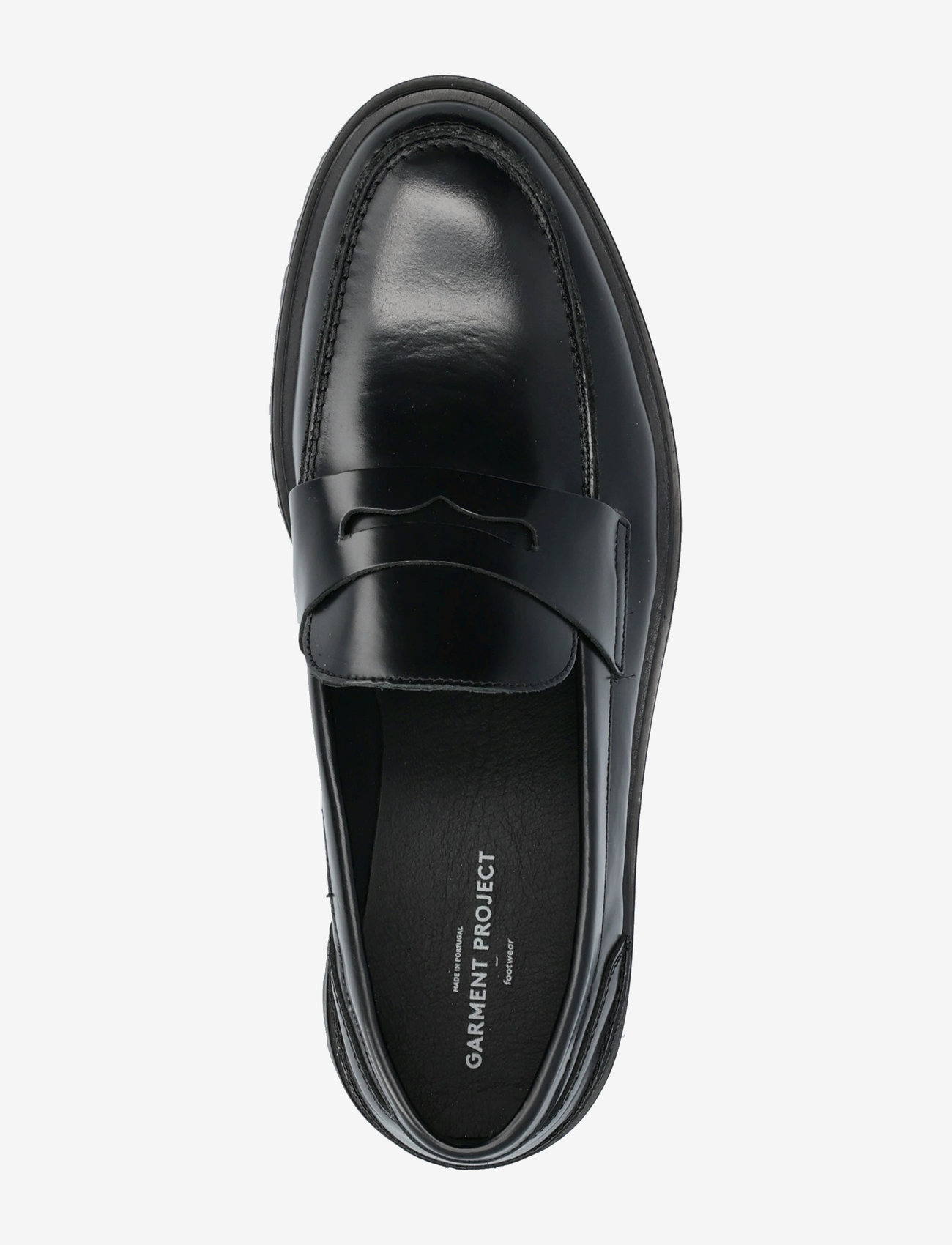 Garment Project - Aaron Penny Loafer - Black Polido - black - 3