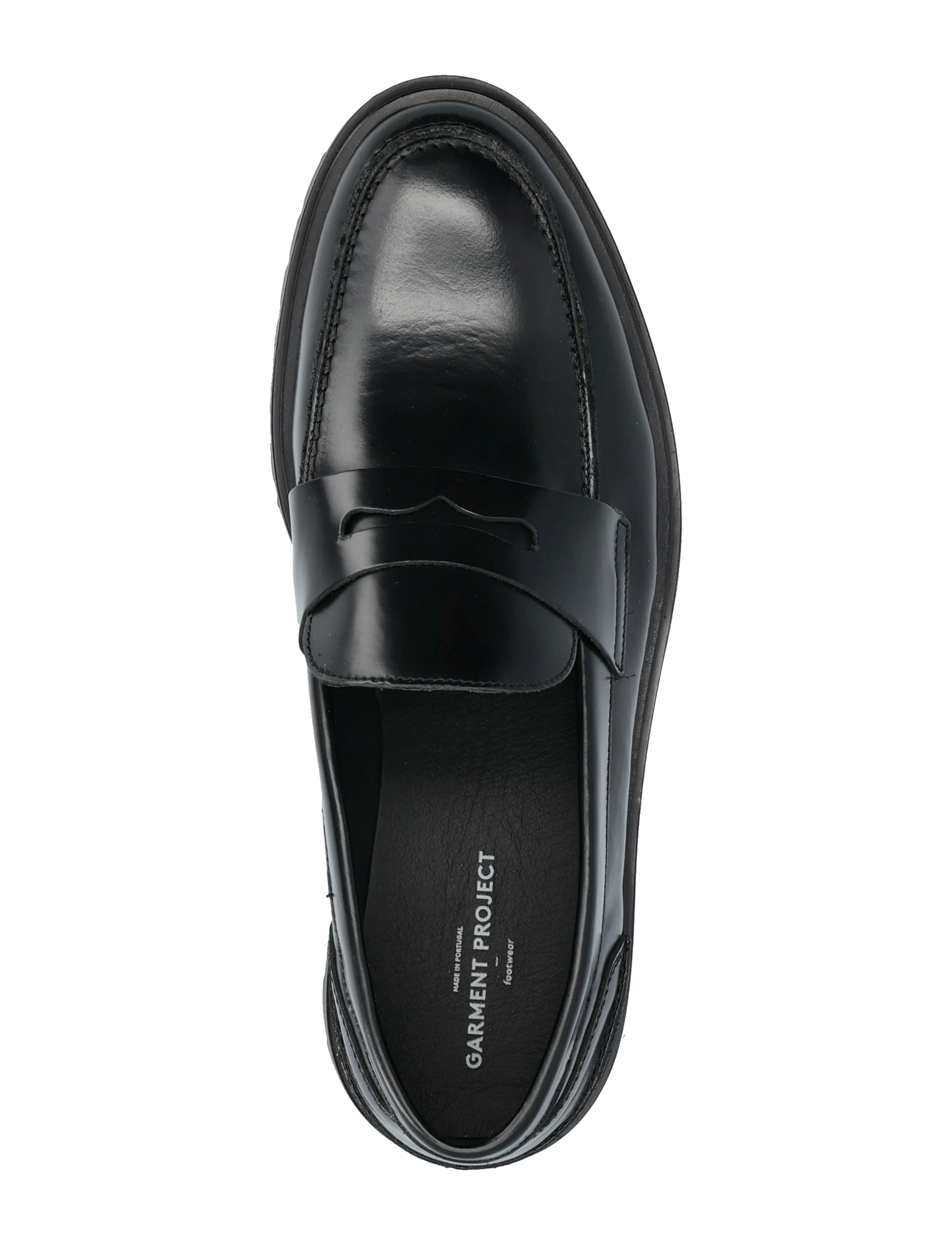 Garment Project - Aaron Penny Loafer - Black Polido - black - 3