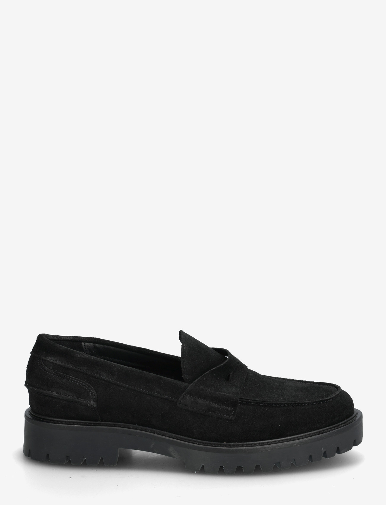 Garment Project - Aaron Penny Loafer - Black Suede - nach anlass kaufen - black - 1