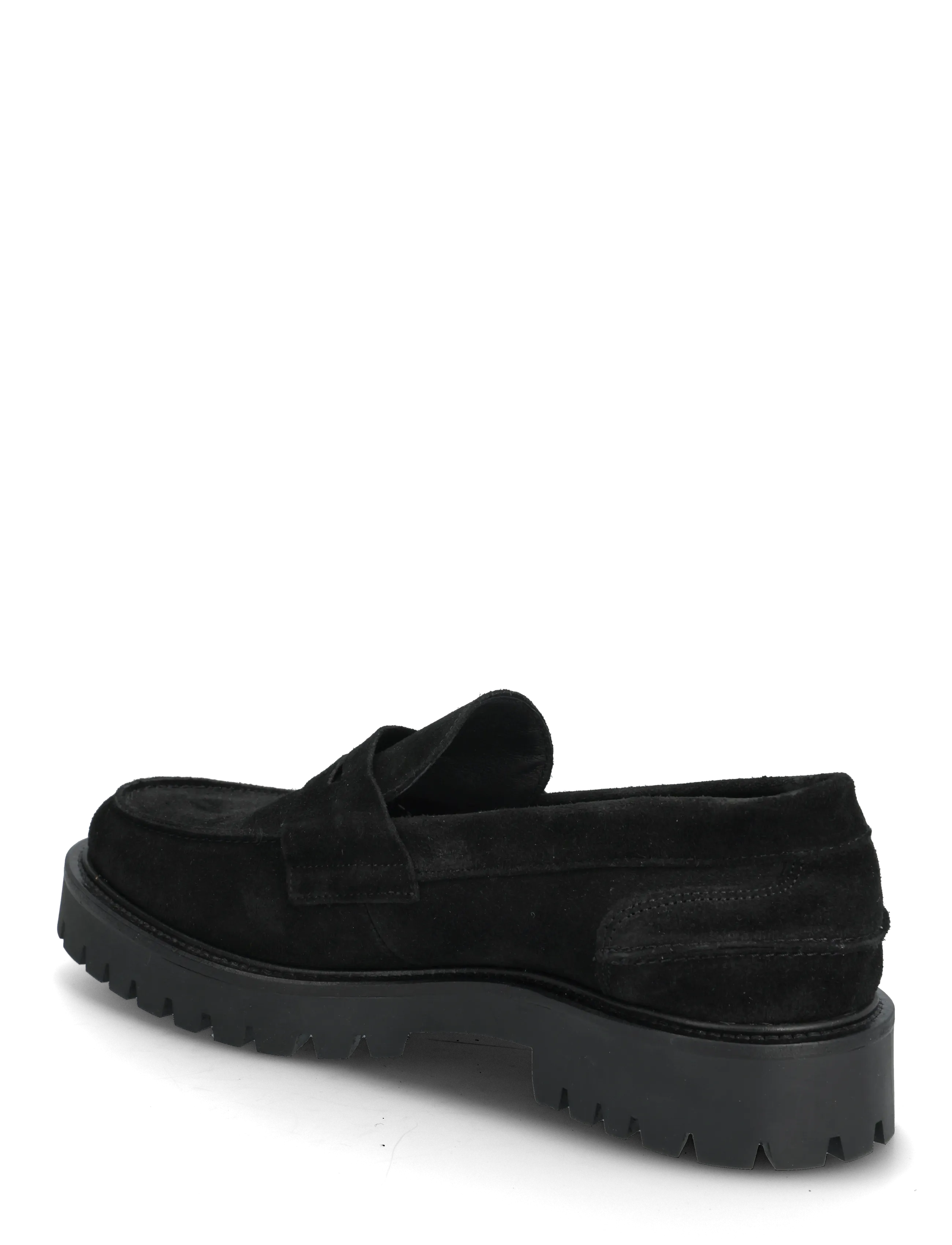 Garment Project - Aaron Penny Loafer - Black Suede - black - 2