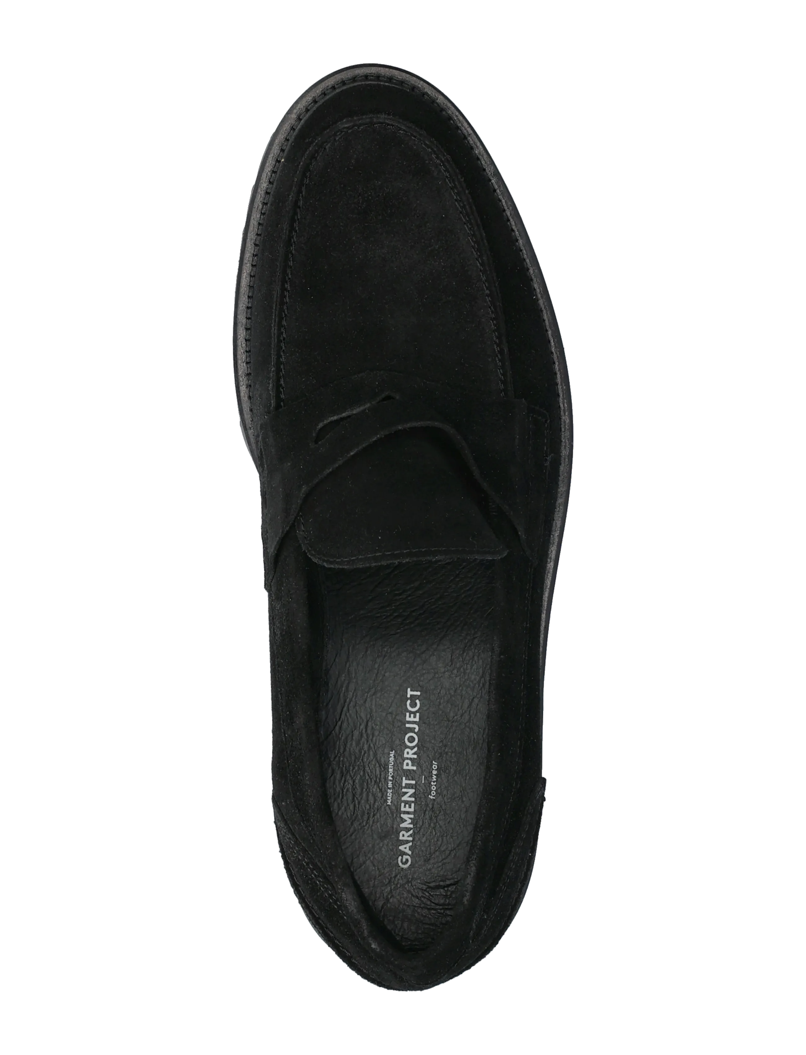 Garment Project - Aaron Penny Loafer - Black Suede - black - 3