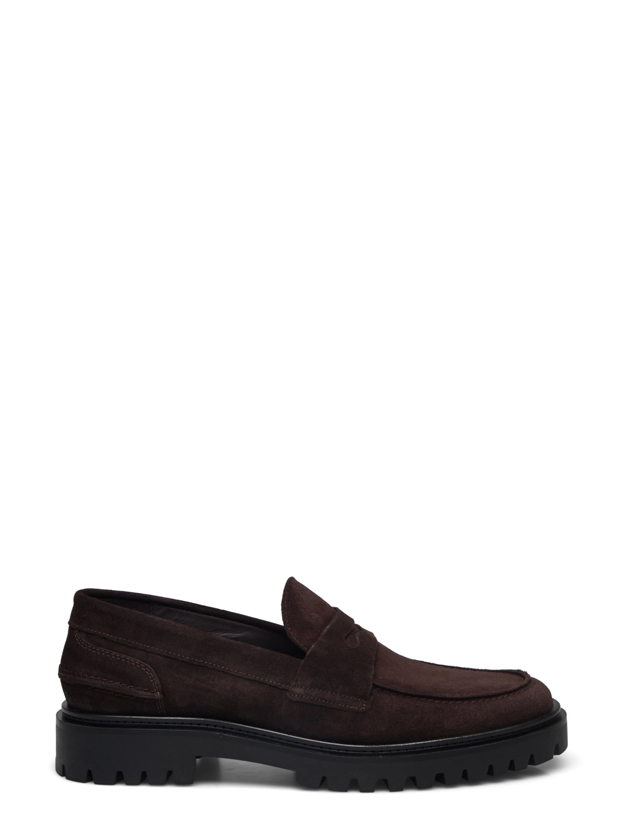 Garment Project - Aaron Penny Loafer - Brown Suede - brown - 1