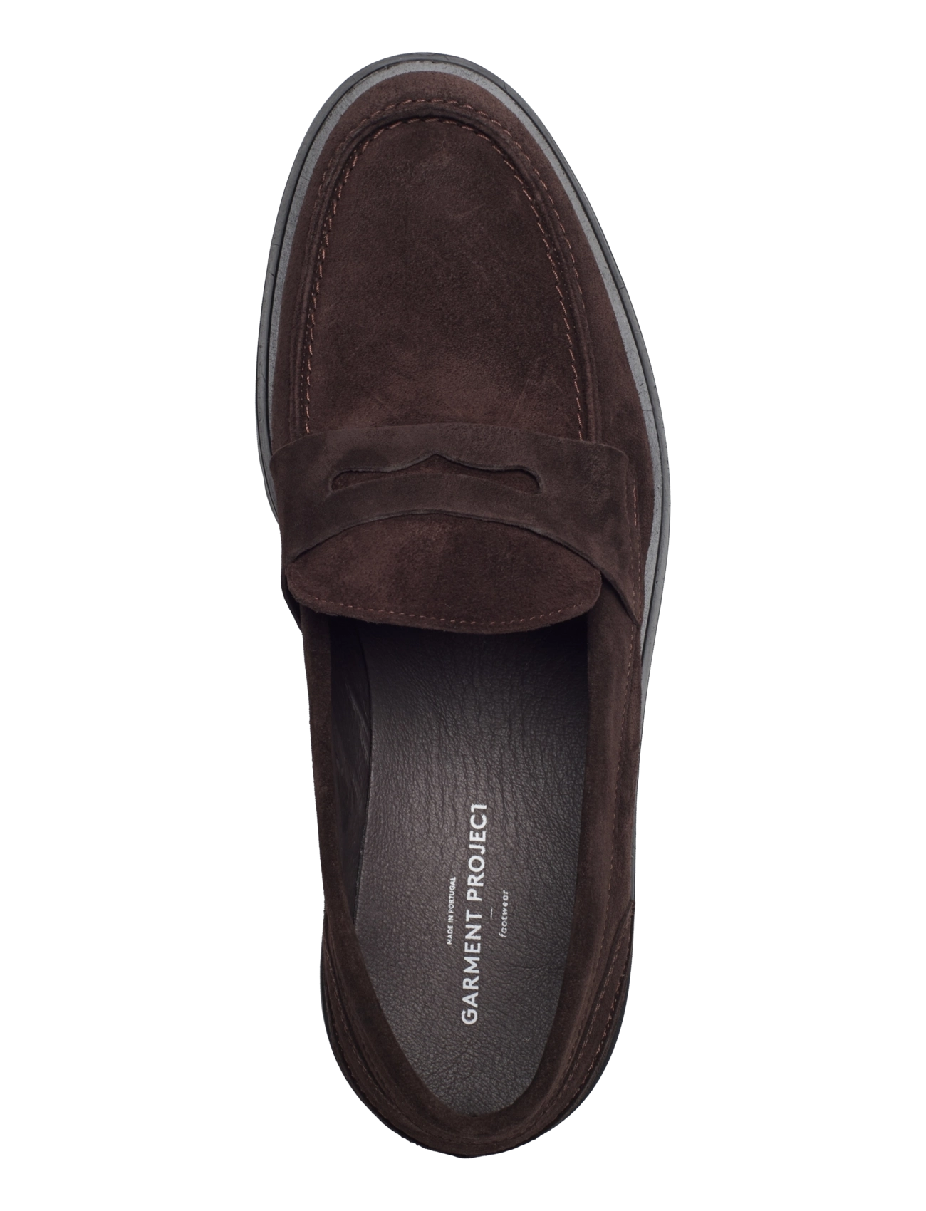Garment Project - Aaron Penny Loafer - Brown Suede - brown - 3