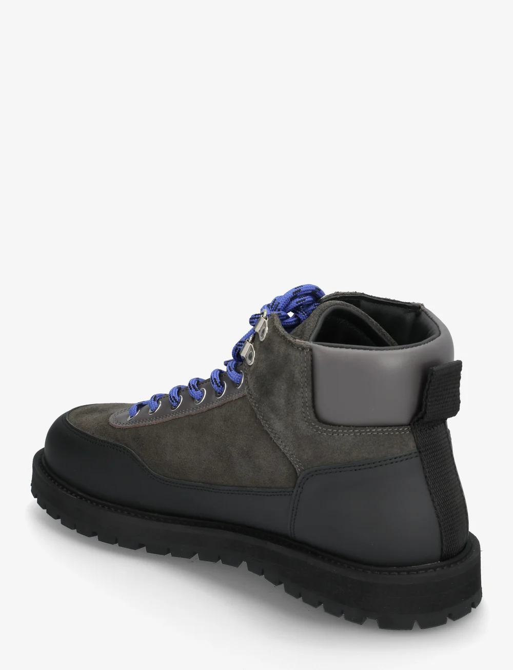 Garment Project - Olaf Lace-Up Boot - Charcoal Suede - schnürboots - charcoal - 2
