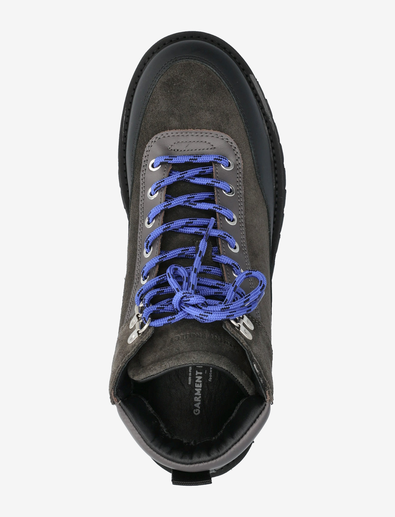 Garment Project - Olaf Lace-Up Boot - Charcoal Suede - charcoal - 3