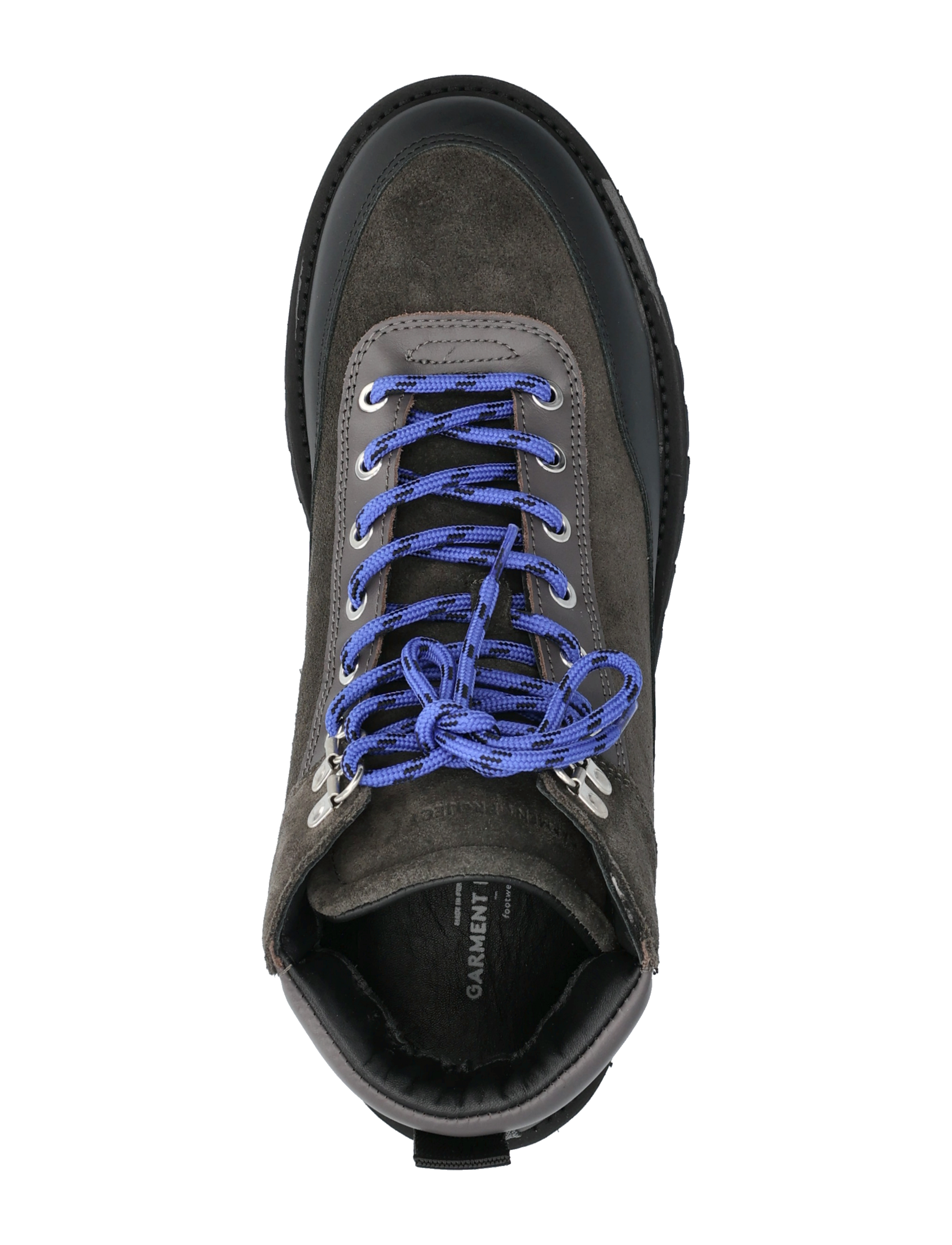 Garment Project - Olaf Lace-Up Boot - Charcoal Suede - charcoal - 3