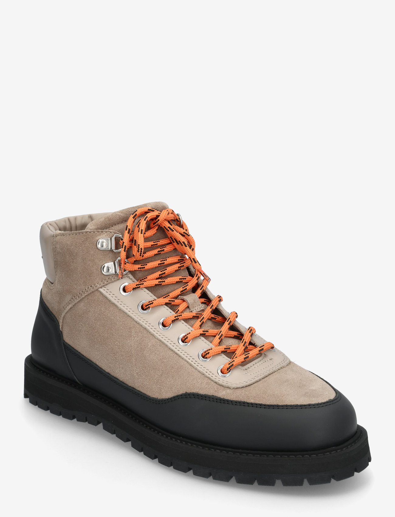 Garment Project - Olaf Lace-Up Boot - Earth Suede - vinterkängor - earth - 0
