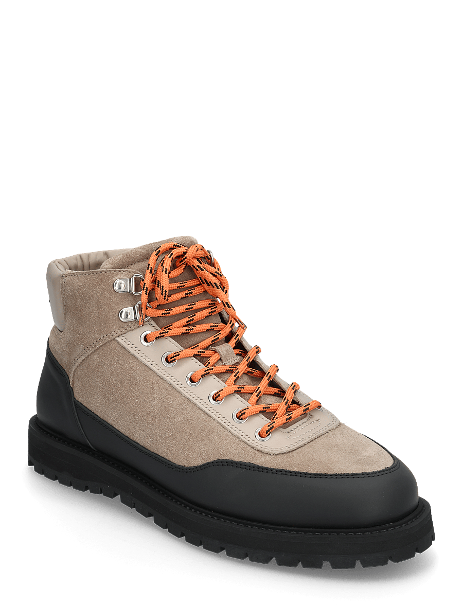 Garment Project - Olaf Lace-Up Boot - Earth Suede - earth - 0