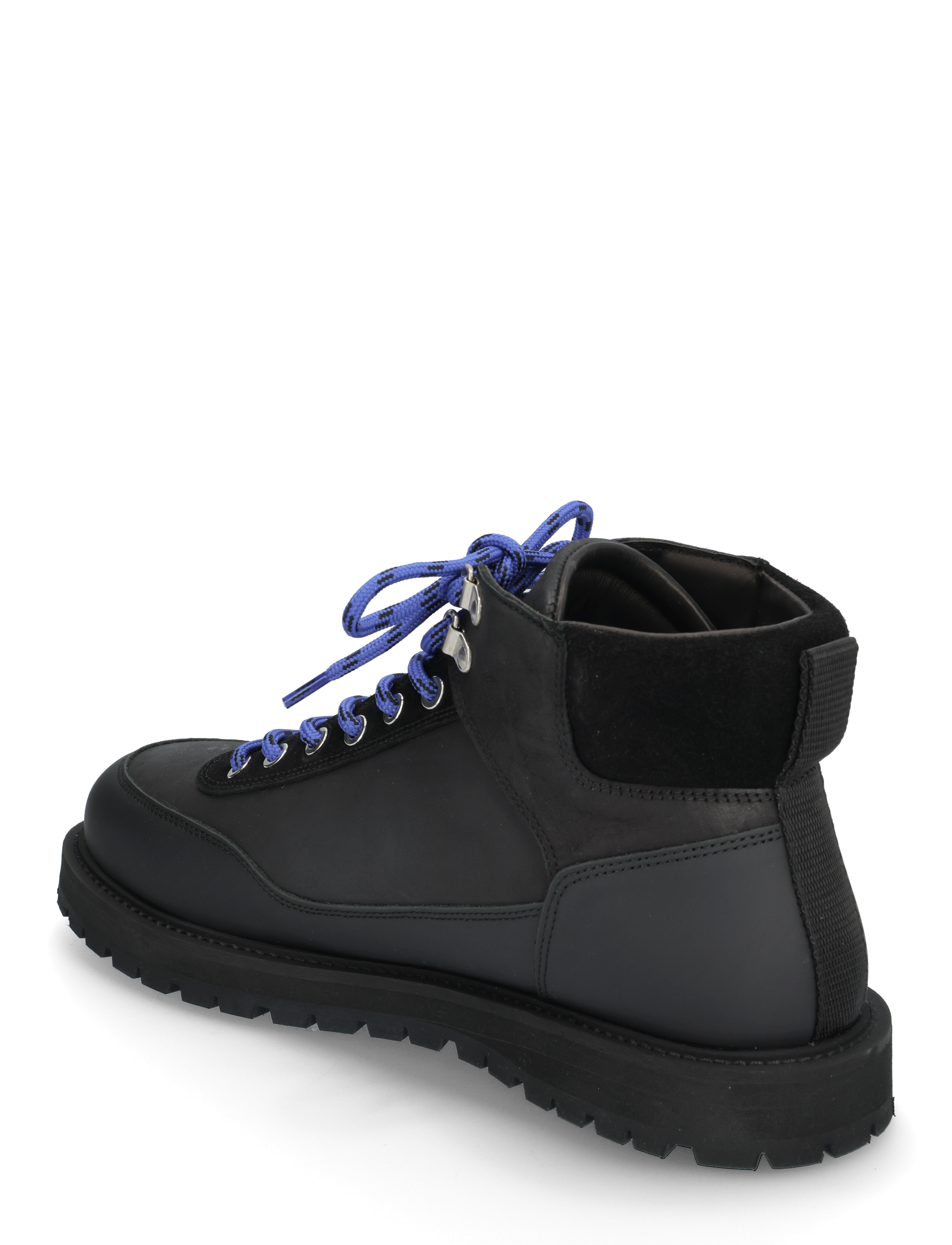 Garment Project - Olaf Lace-Up Boot - Black crazy hor - vinterstøvler - black - 2