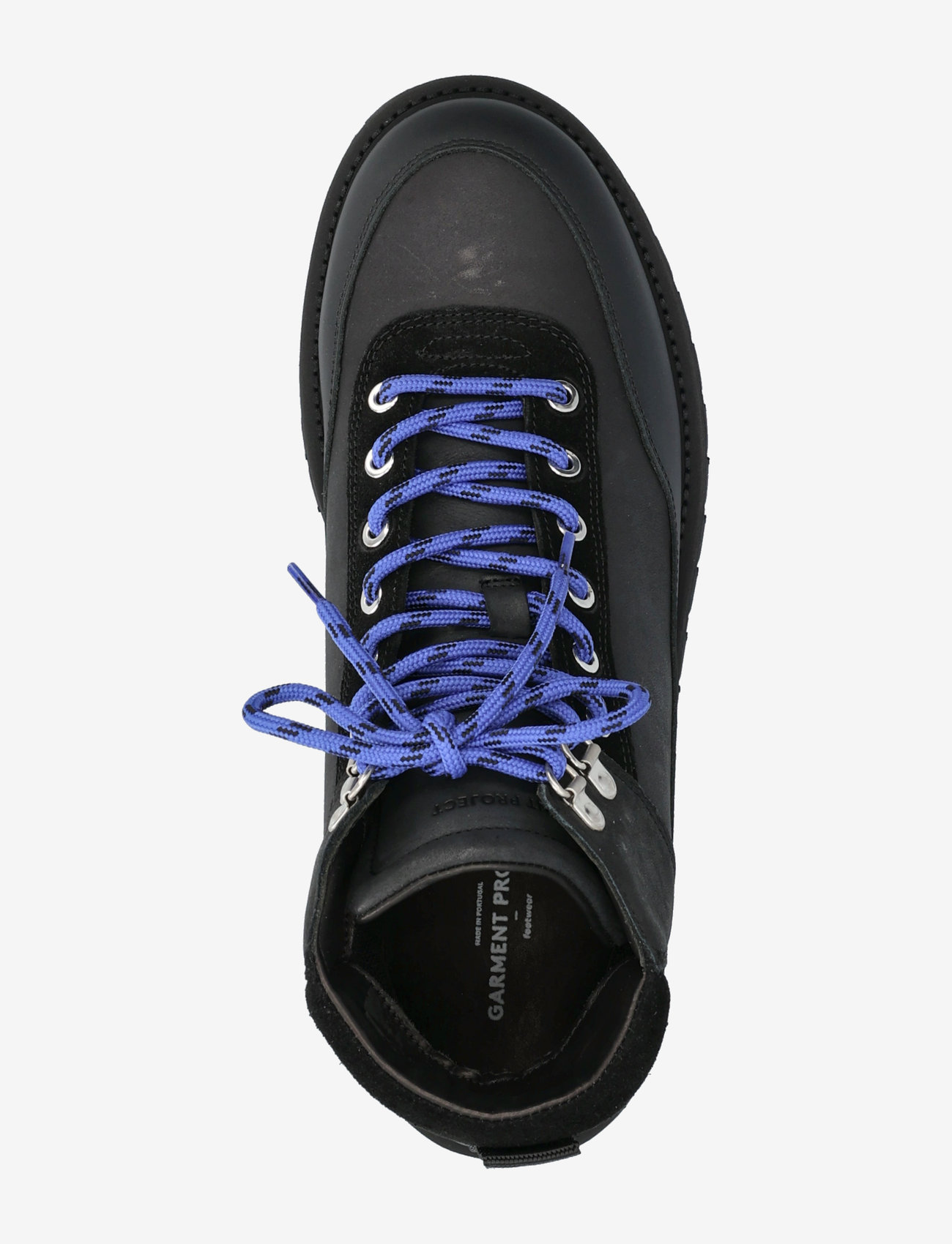 Garment Project - Olaf Lace-Up Boot - Black crazy hor - vinterstøvler - black - 3