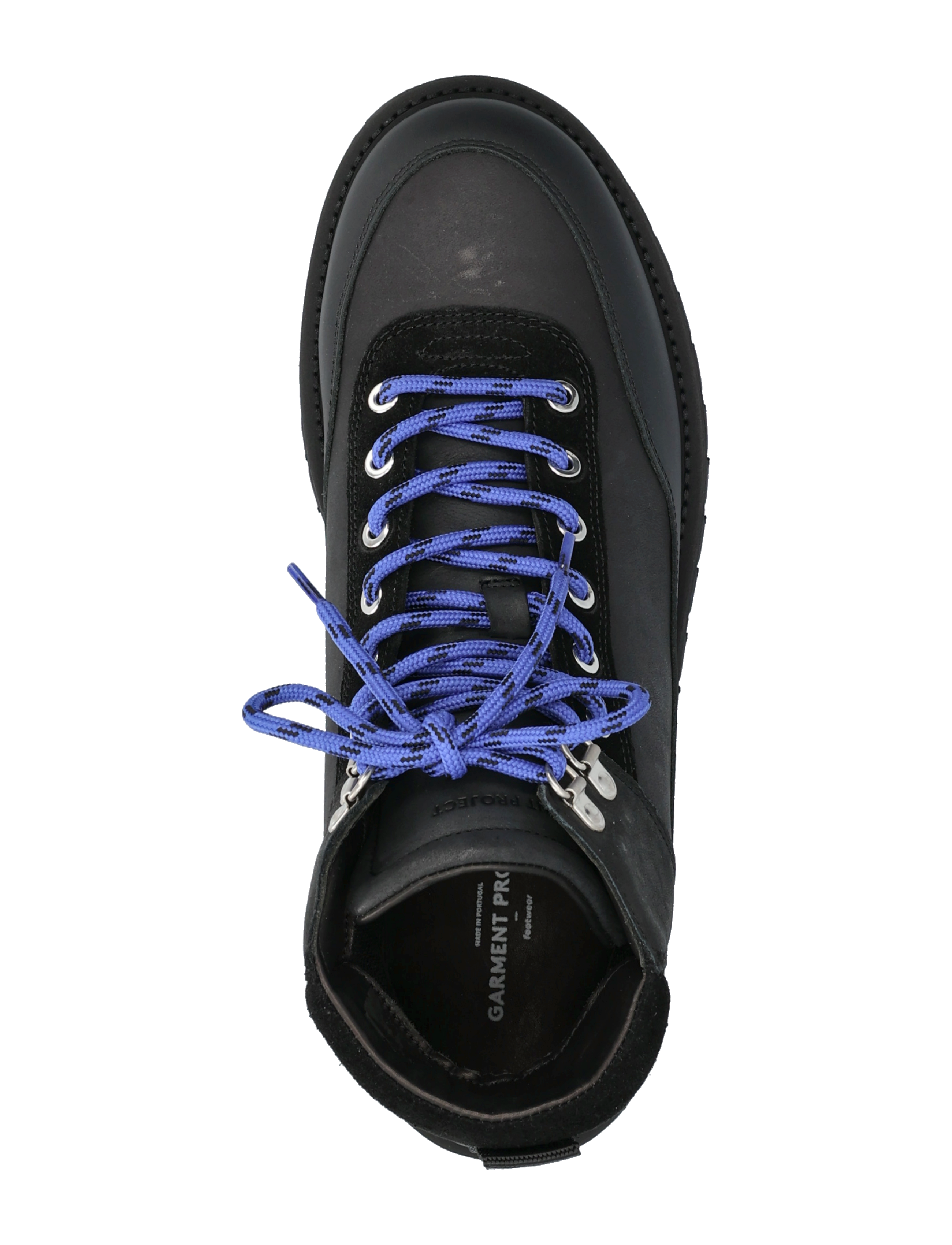 Garment Project - Olaf Lace-Up Boot - Black crazy hor - vinterstøvler - black - 3