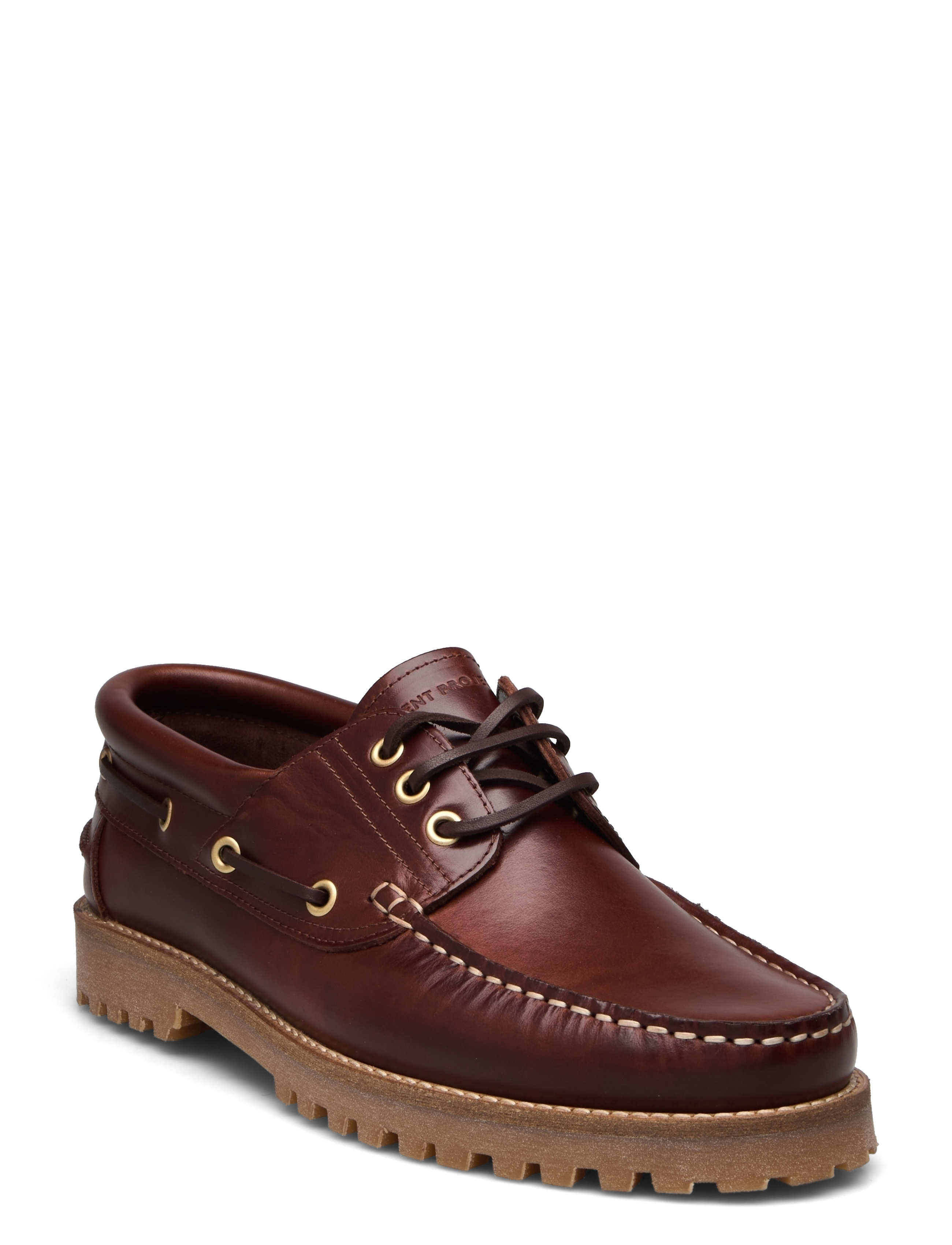 Garment Project Ollie Boat Shoe Brown Leather, 46, Schuhe, Braun - Männerswear