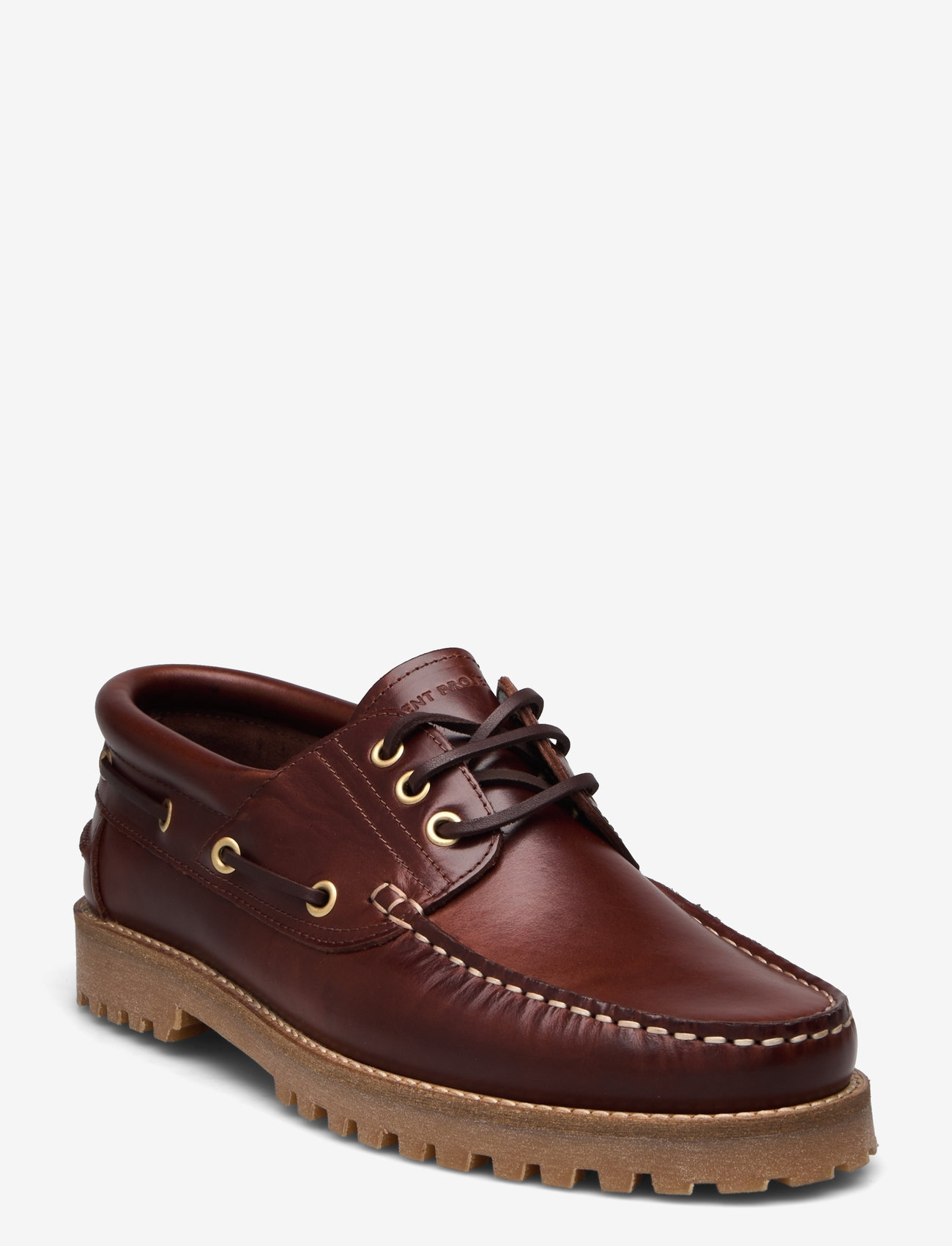 Garment Project - Ollie Boat Shoe - Brown Leather - osta olukorra järgi - brown - 0