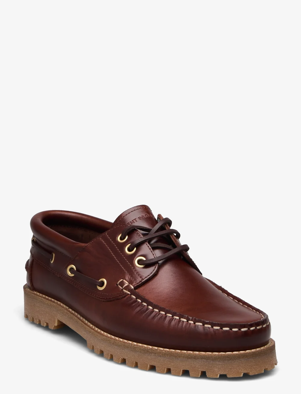 Garment Project - Ollie Boat Shoe - Brown Leather - shop efter anledning - brown - 0