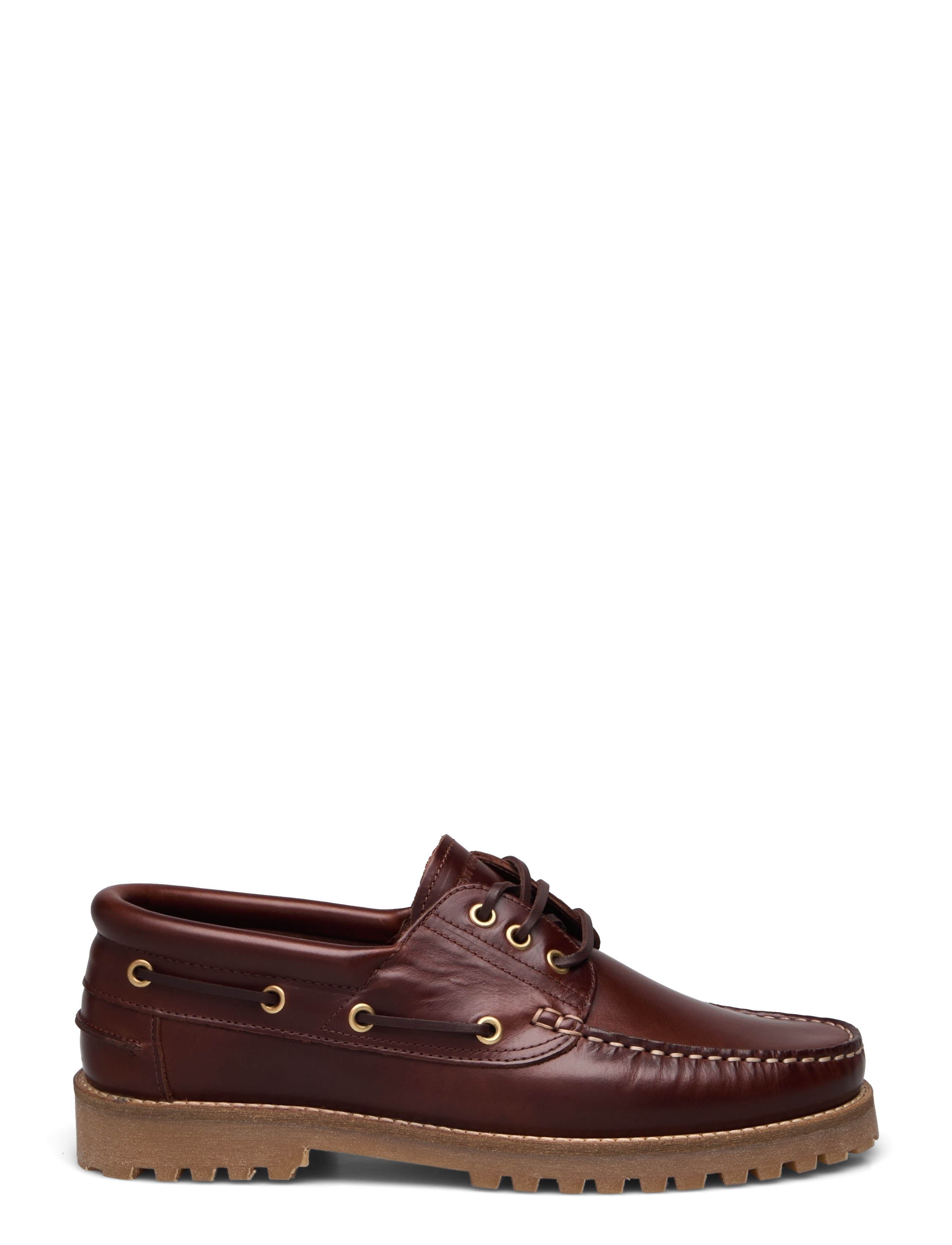 Ollie Boat Shoe Brown Leather 2