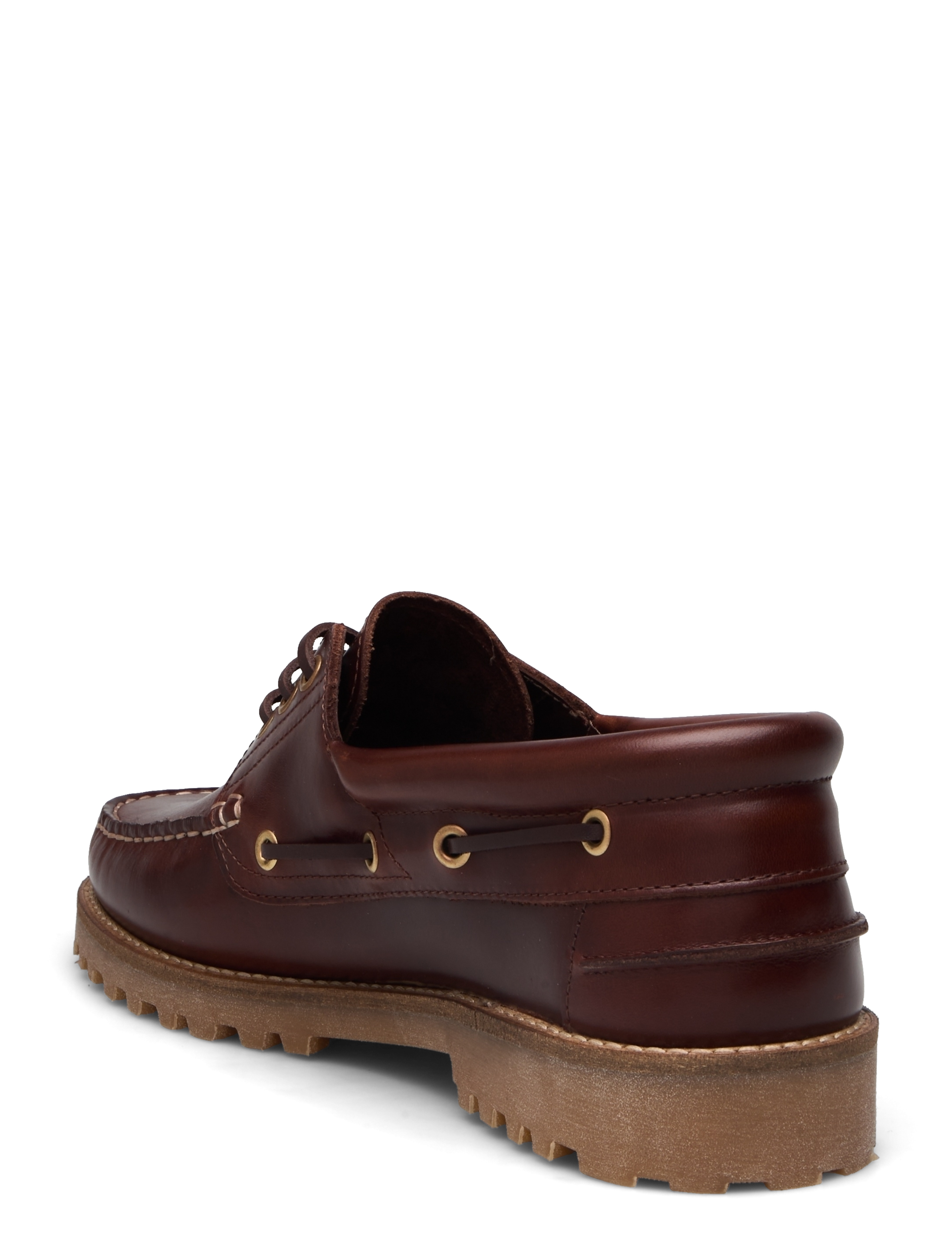 Ollie Boat Shoe Brown Leather 3