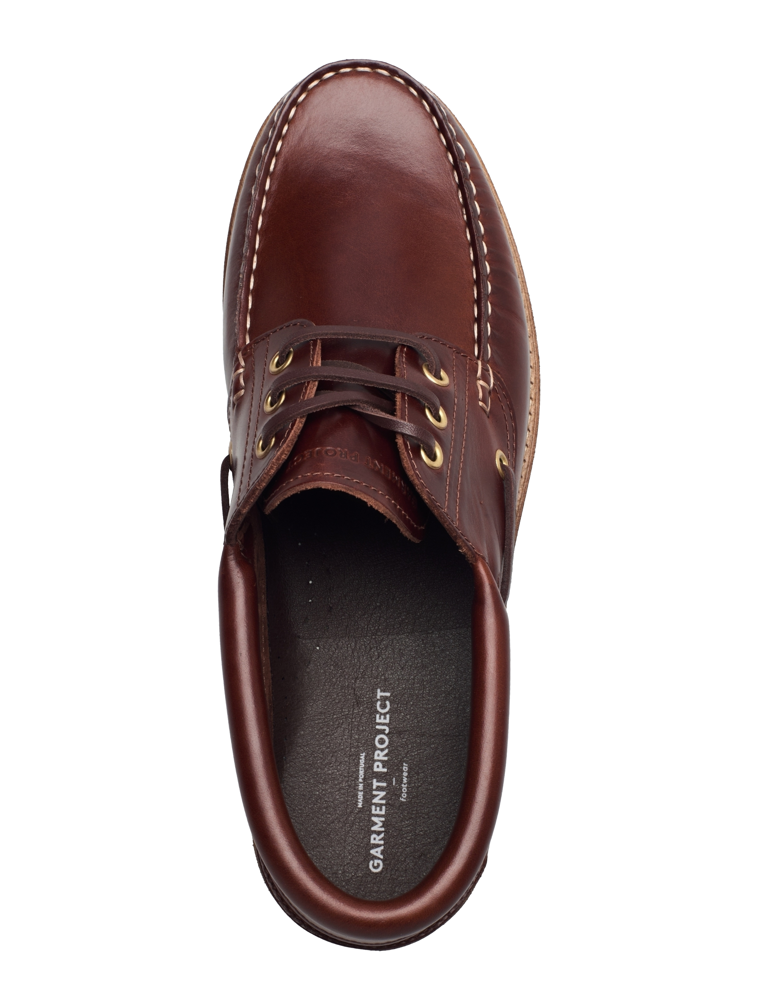 Ollie Boat Shoe Brown Leather 4