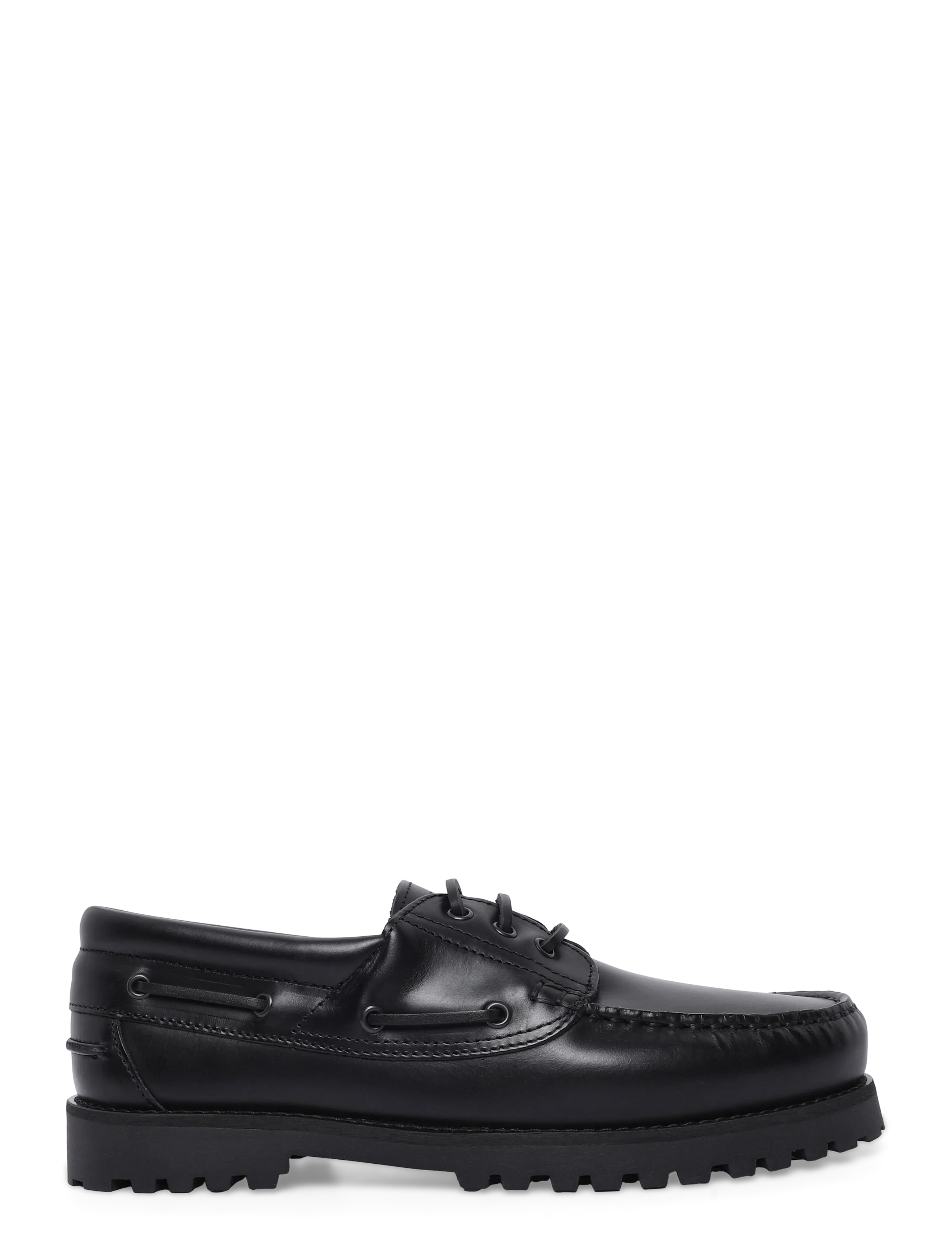 Garment Project - Ollie Boat Shoe - Black Leather - shop by occasion - black - 2