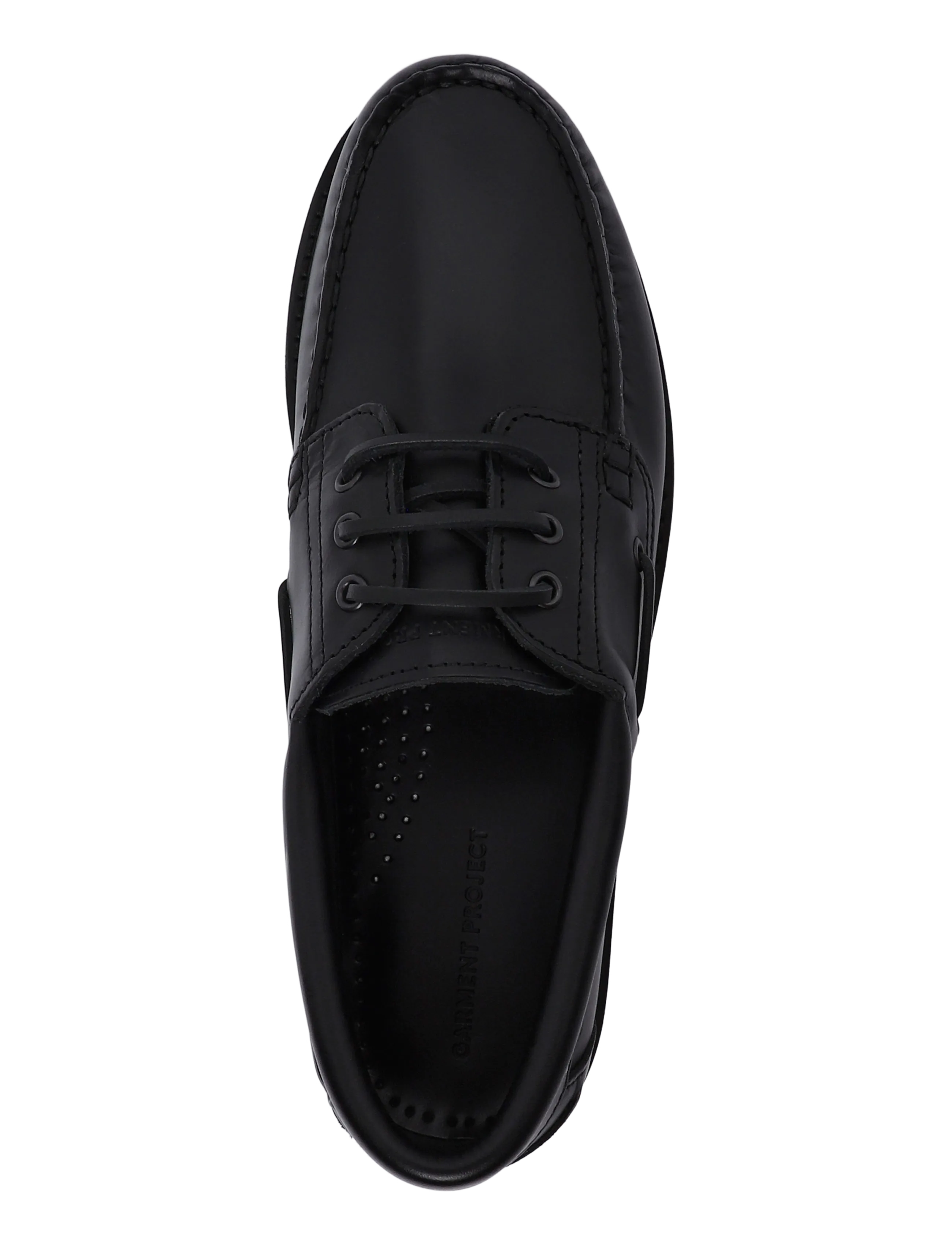 Garment Project - Ollie Boat Shoe - Black Leather - shop by occasion - black - 3