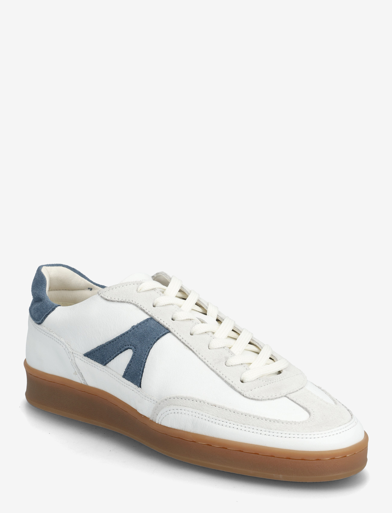 Garment Project - Liga - White/Blue Leather - low tops - blue - 0