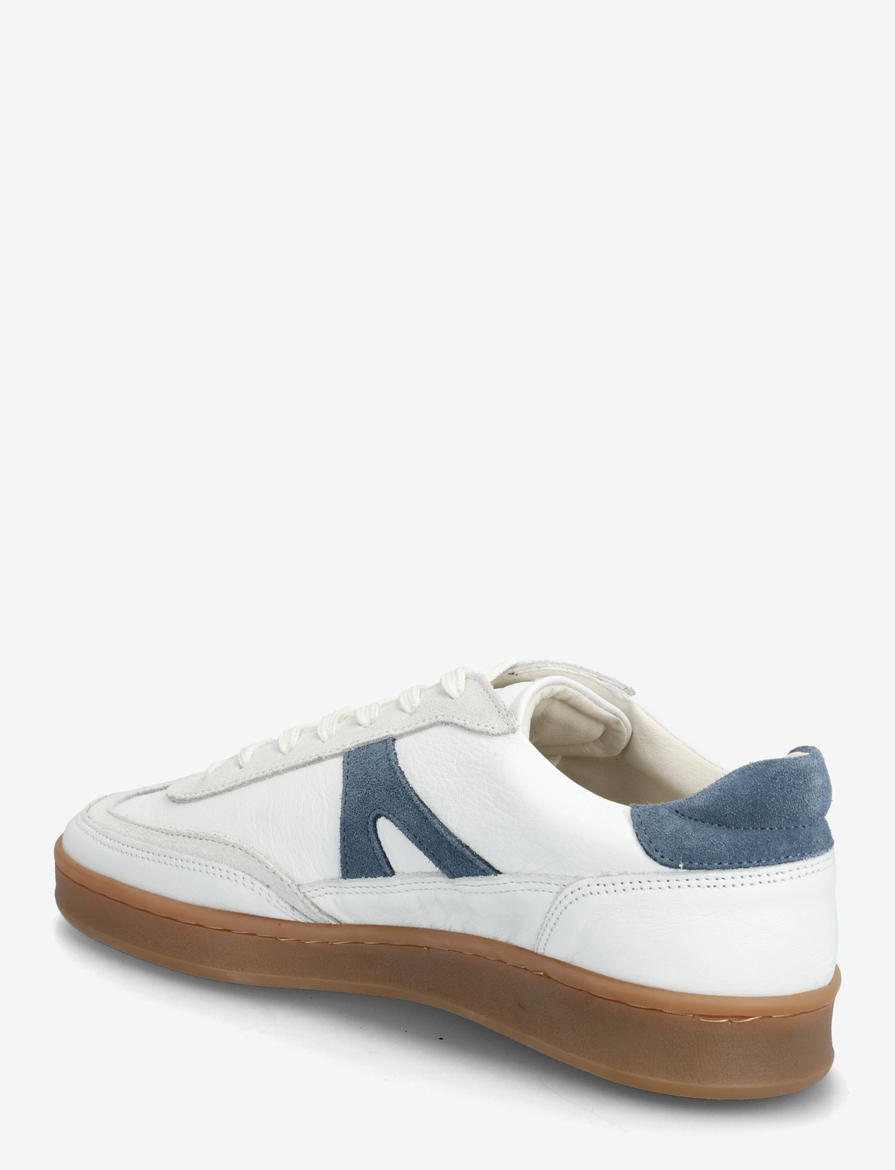 Garment Project - Liga - White/Blue Leather - low tops - blue - 2