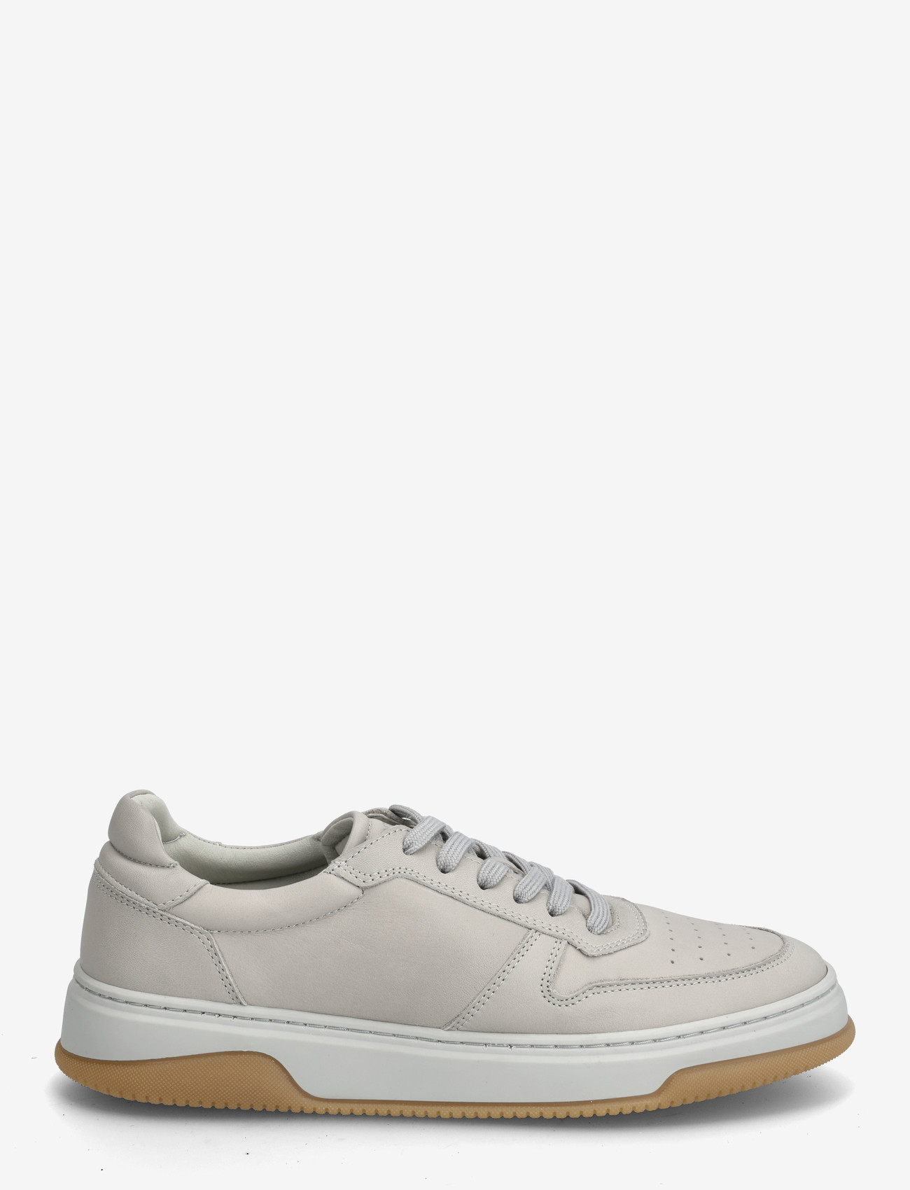 Garment Project - Ace - Light Grey Leather - lave sneakers - light grey - 1
