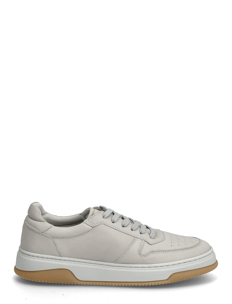 Garment Project - Ace - Light Grey Leather - low-top sneaker - light grey - 1
