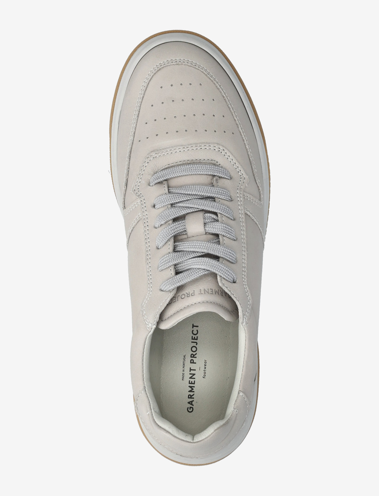 Garment Project - Ace - Light Grey Leather - lave sneakers - light grey - 3