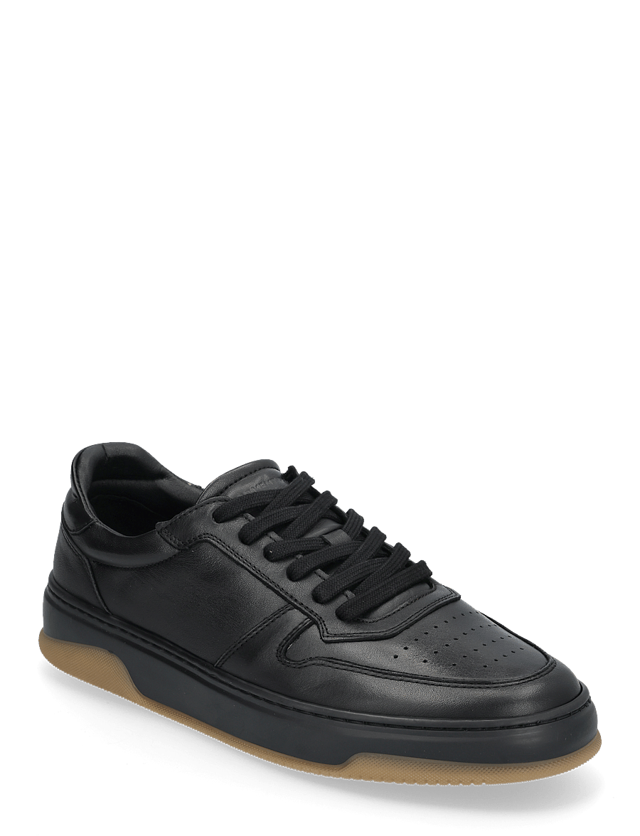 Garment Project - Ace - Black Leather - låga sneakers - black - 0