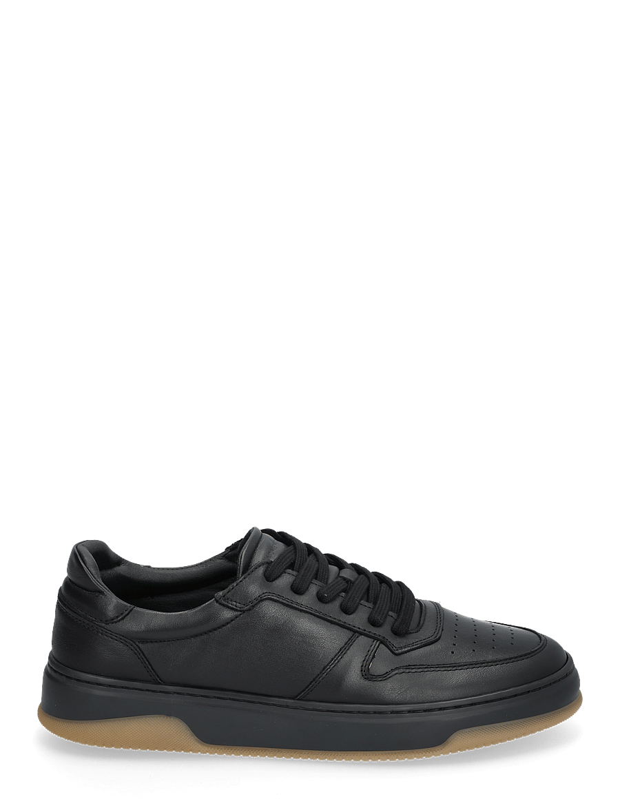 Garment Project - Ace - Black Leather - låga sneakers - black - 1