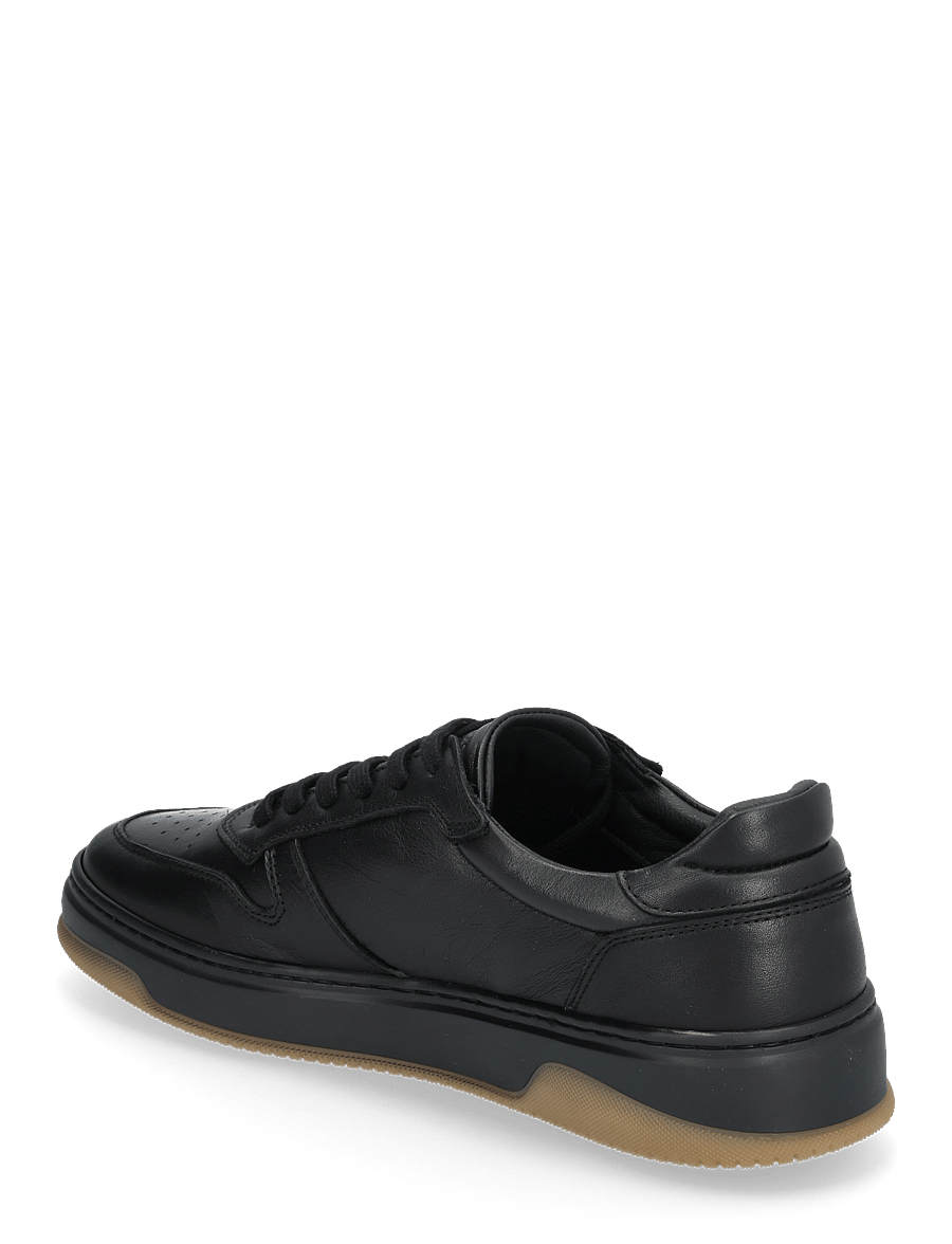 Garment Project - Ace - Black Leather - låga sneakers - black - 2
