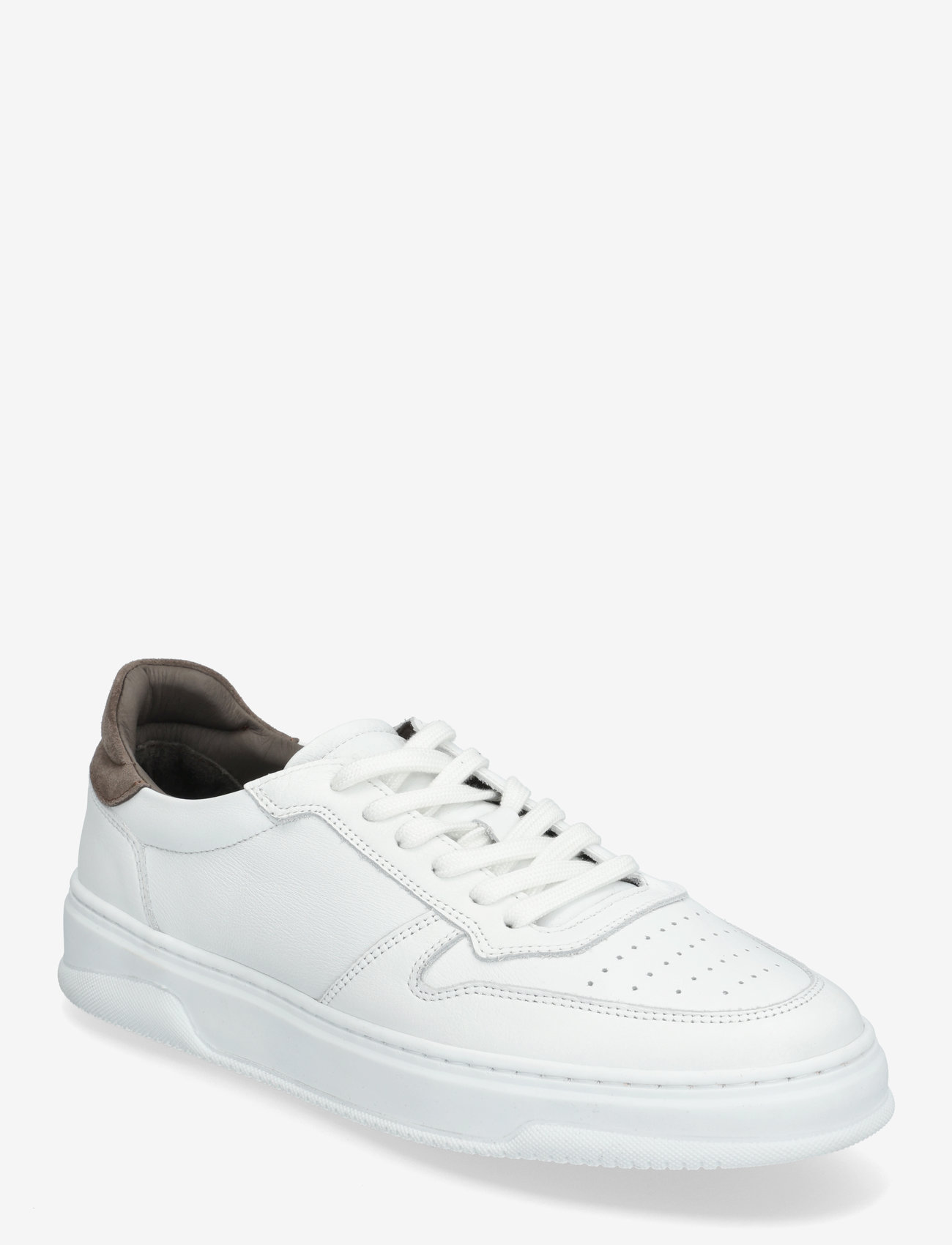 Garment Project - Ace - White/Elephant Leather - låga sneakers - elephant - 0