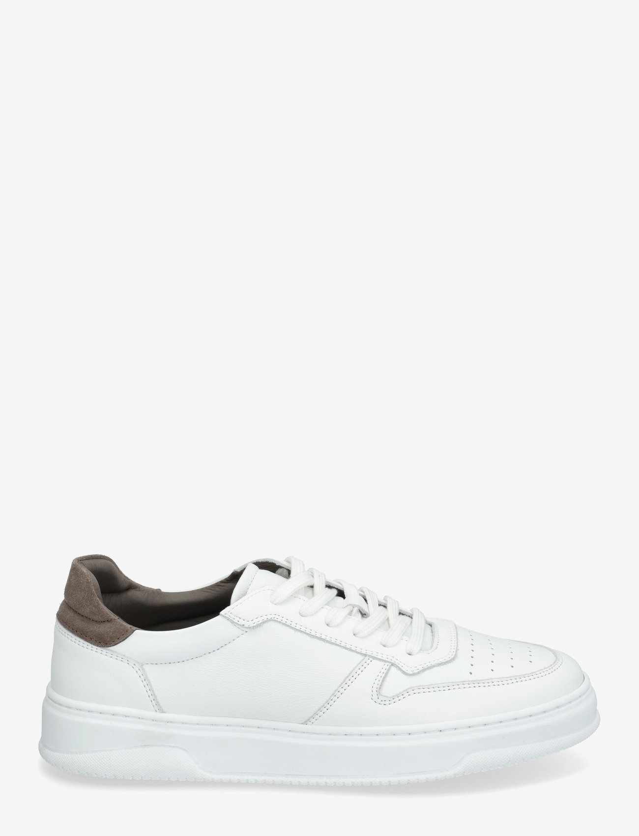 Garment Project - Ace - White/Elephant Leather - låga sneakers - elephant - 1