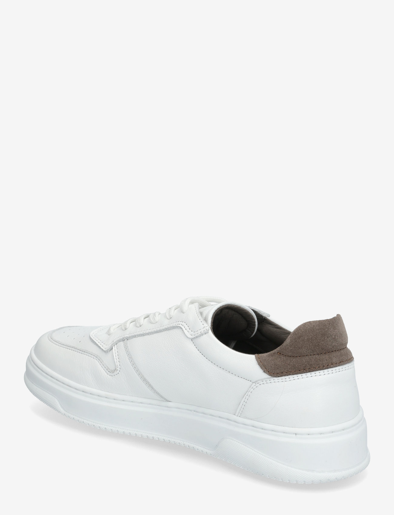 Garment Project - Ace - White/Elephant Leather - låga sneakers - elephant - 2