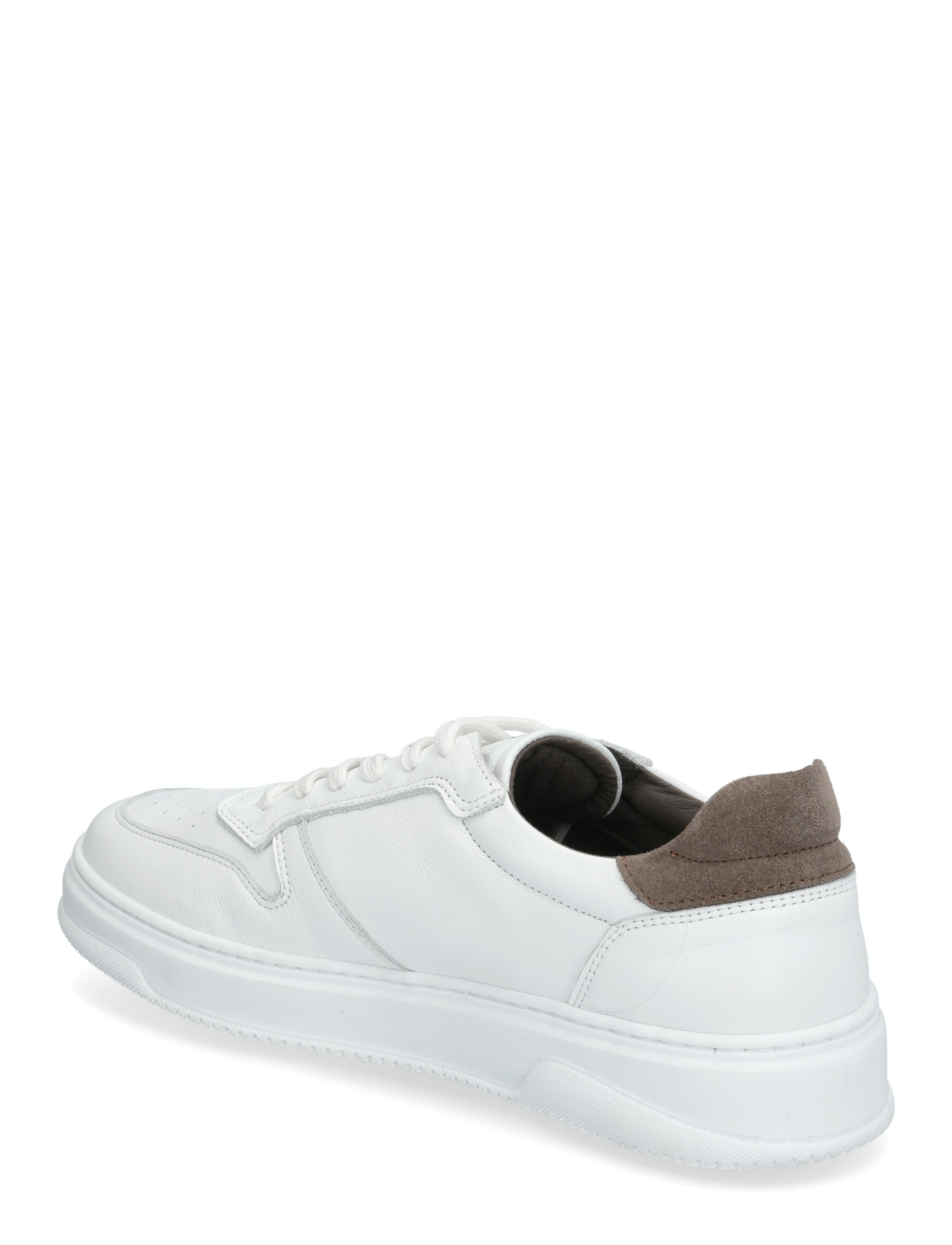 Garment Project - Ace - White/Elephant Leather - elephant - 2