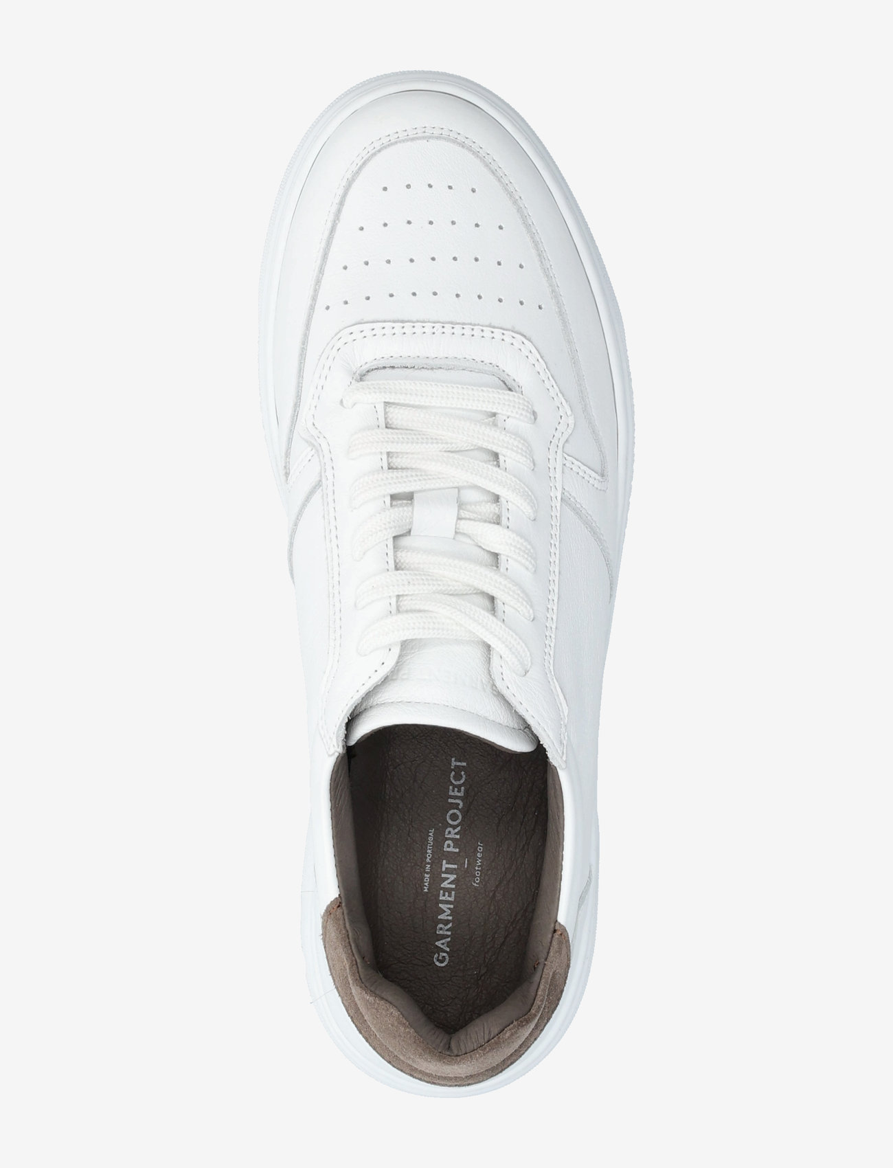 Garment Project - Ace - White/Elephant Leather - låga sneakers - elephant - 3