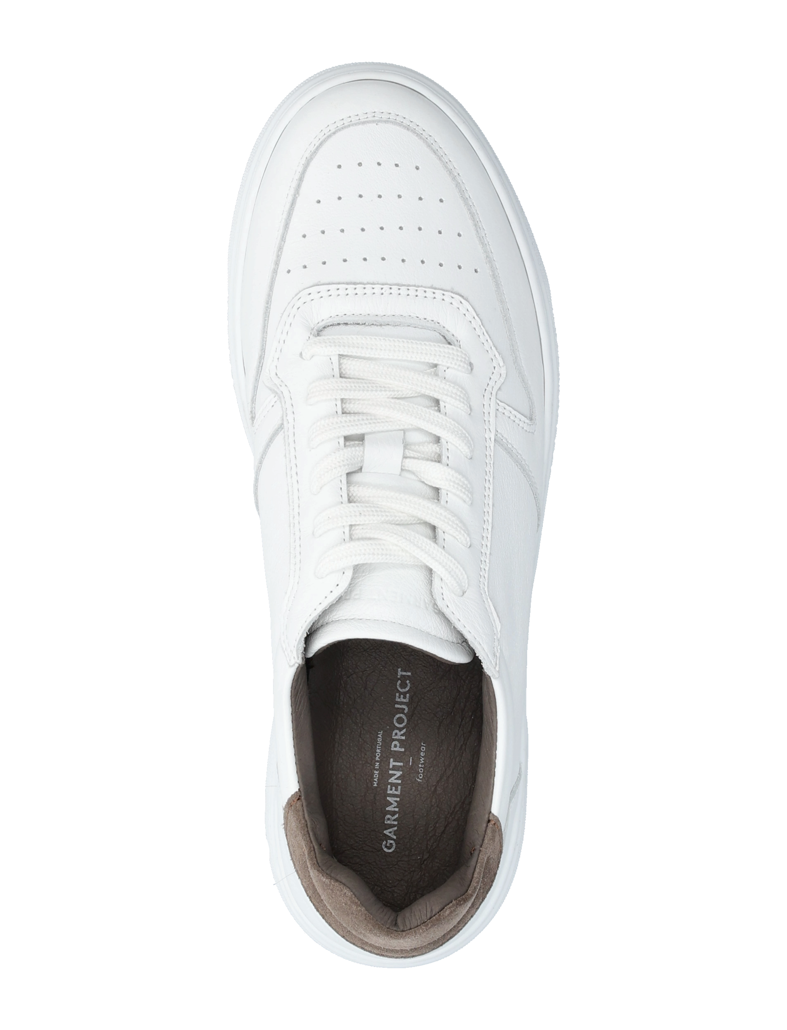Garment Project - Ace - White/Elephant Leather - elephant - 3
