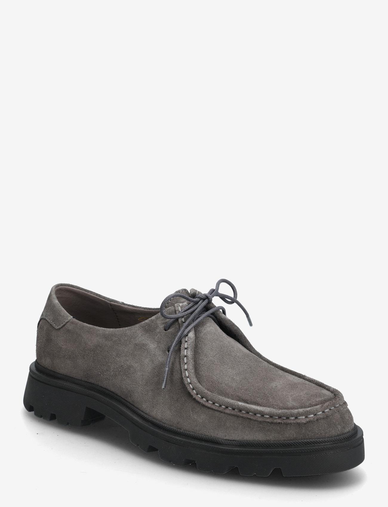Garment Project - Minnesota Low - Charcoal Suede - moc-toe batai - charcoal - 0