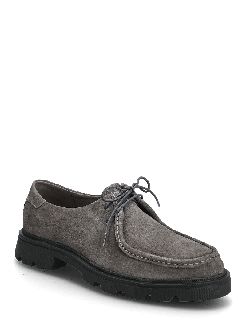 Garment Project - Minnesota Low - Charcoal Suede - moc-toe batai - charcoal - 0
