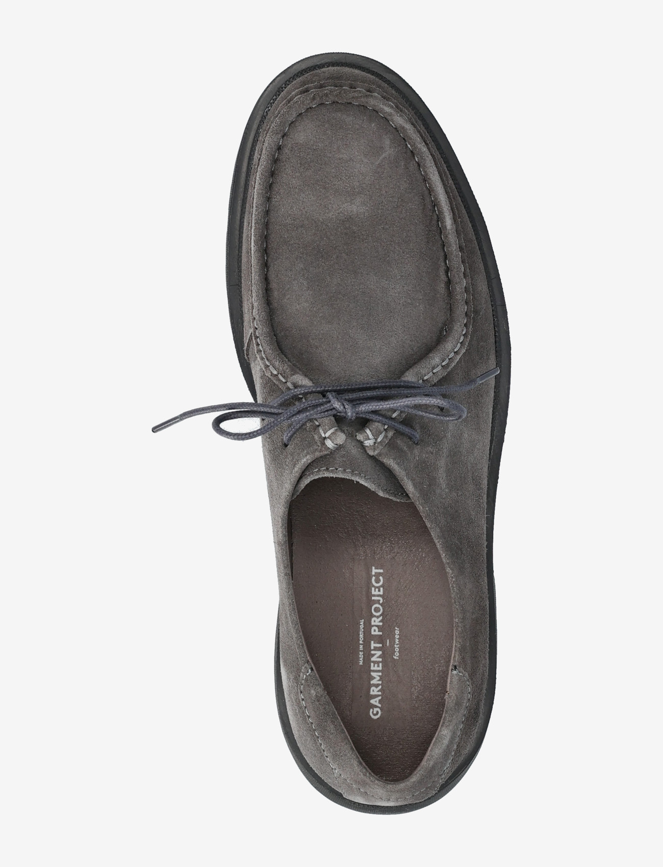 Garment Project - Minnesota Low - Charcoal Suede - moc-toe batai - charcoal - 3